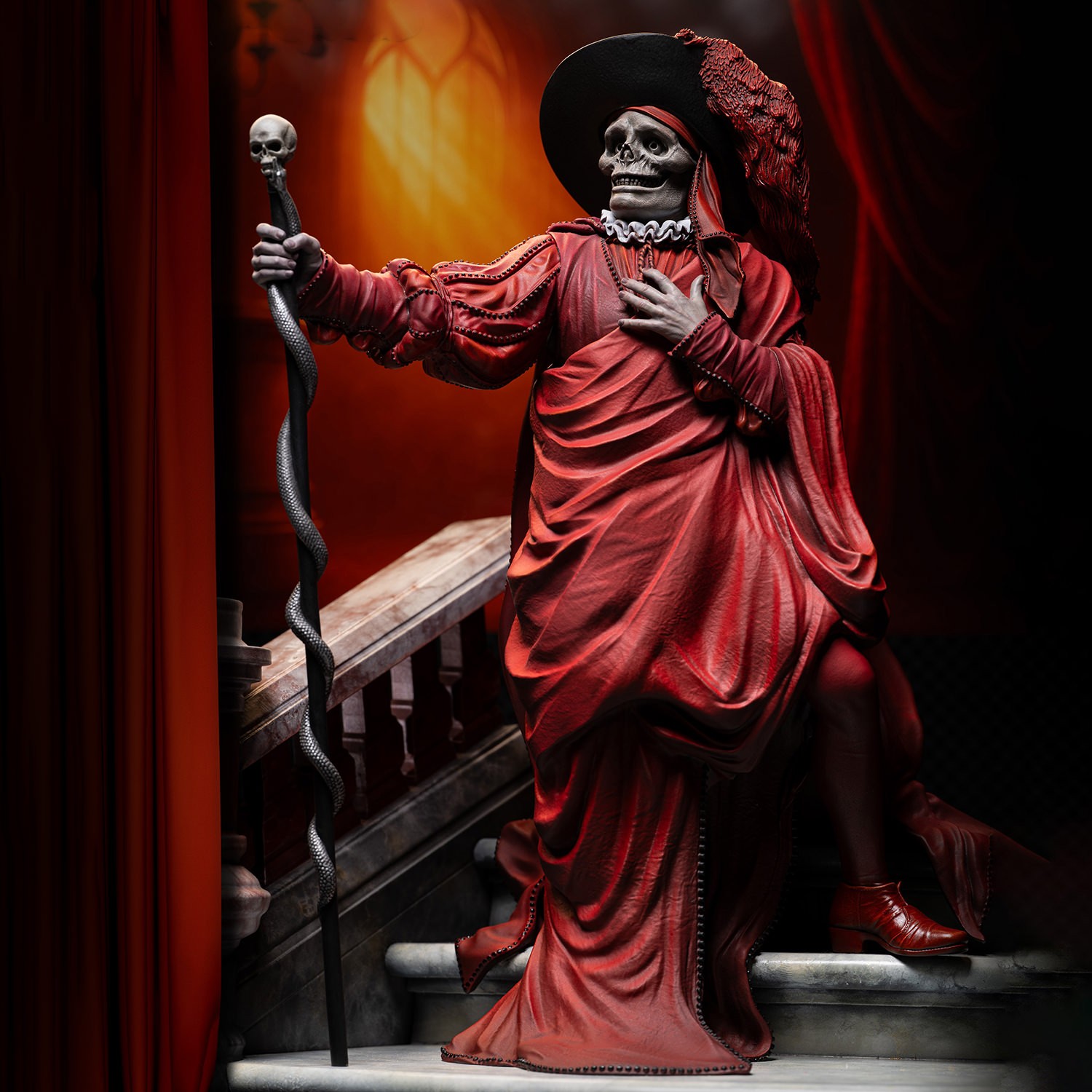 The Phantom of the Opera Lon Chaney “The Phantom of the Opera” Statues  (Prototype Shown) View 1