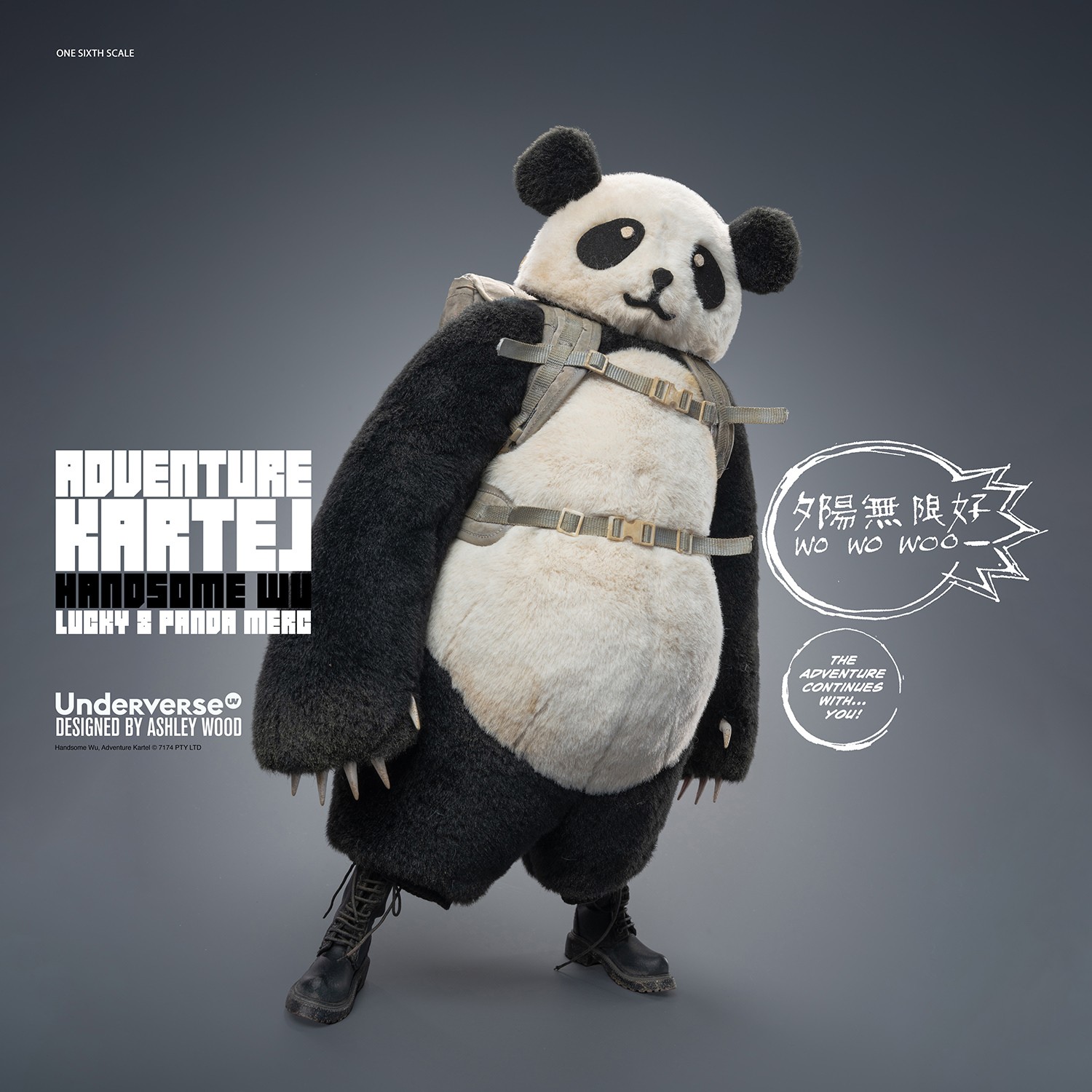 Adventure Kartel Dirty Boi Panda Handsome Wu Sixth Scale Figure  (Prototype Shown) View 3