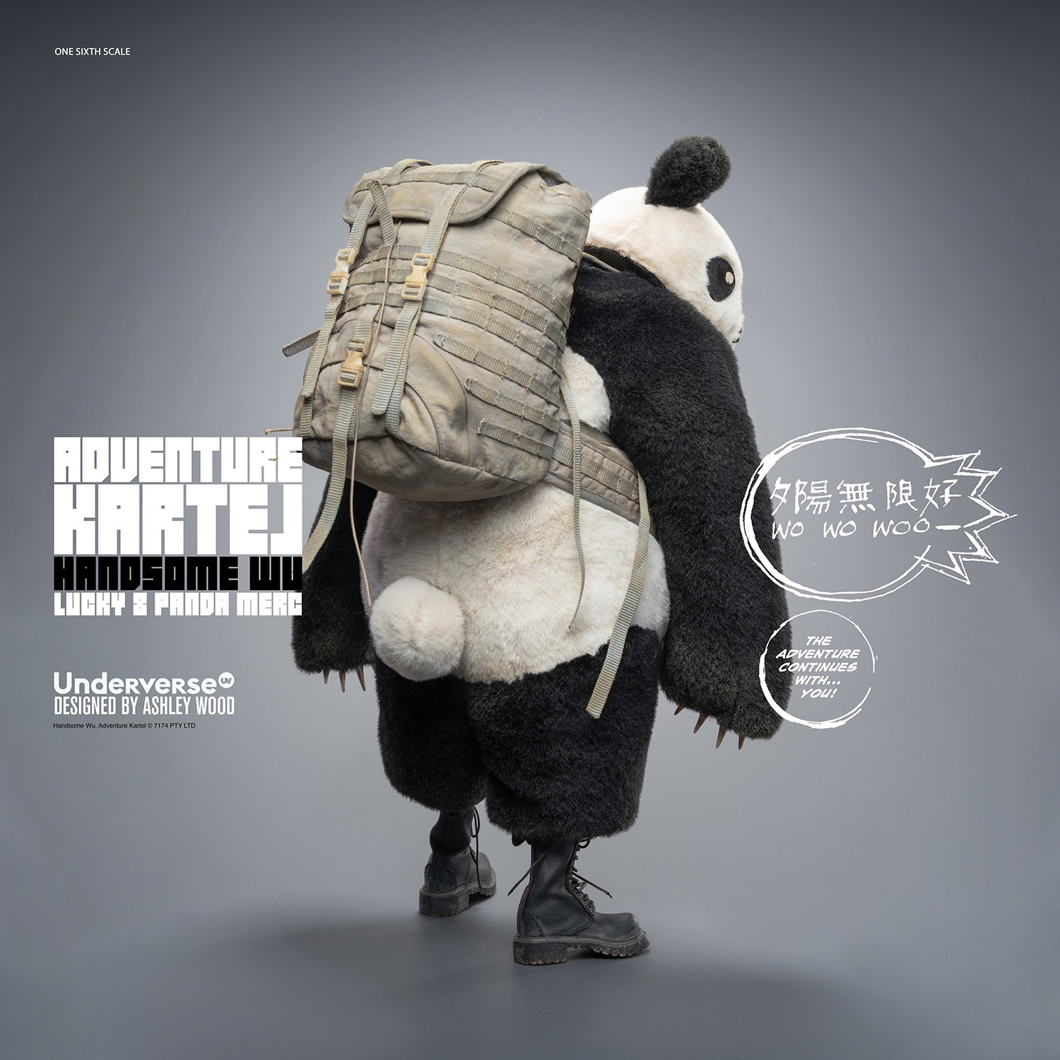 Adventure Kartel Dirty Boi Panda Handsome Wu Sixth Scale Figure  (Prototype Shown) View 4