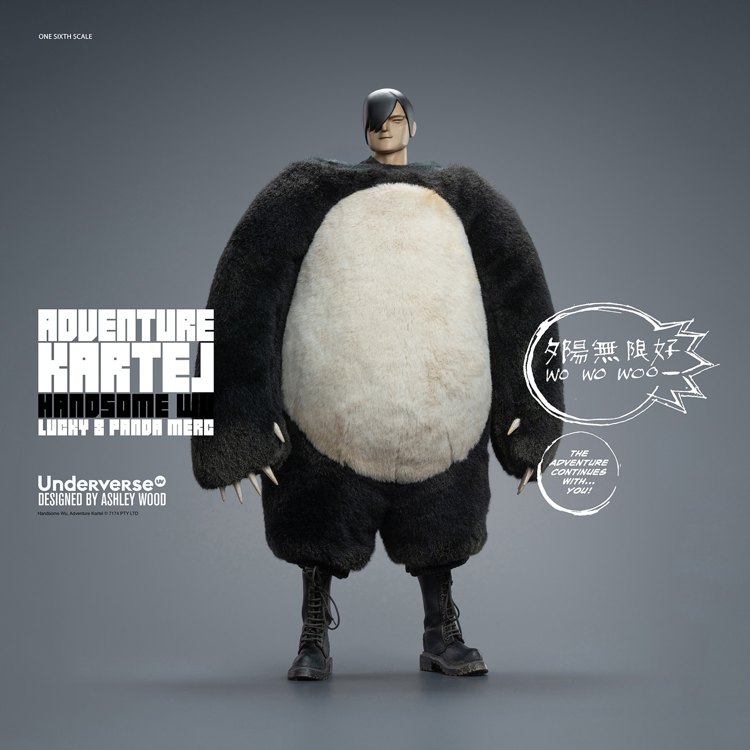 Adventure Kartel Dirty Boi Panda Handsome Wu Sixth Scale Figure  (Prototype Shown) View 10