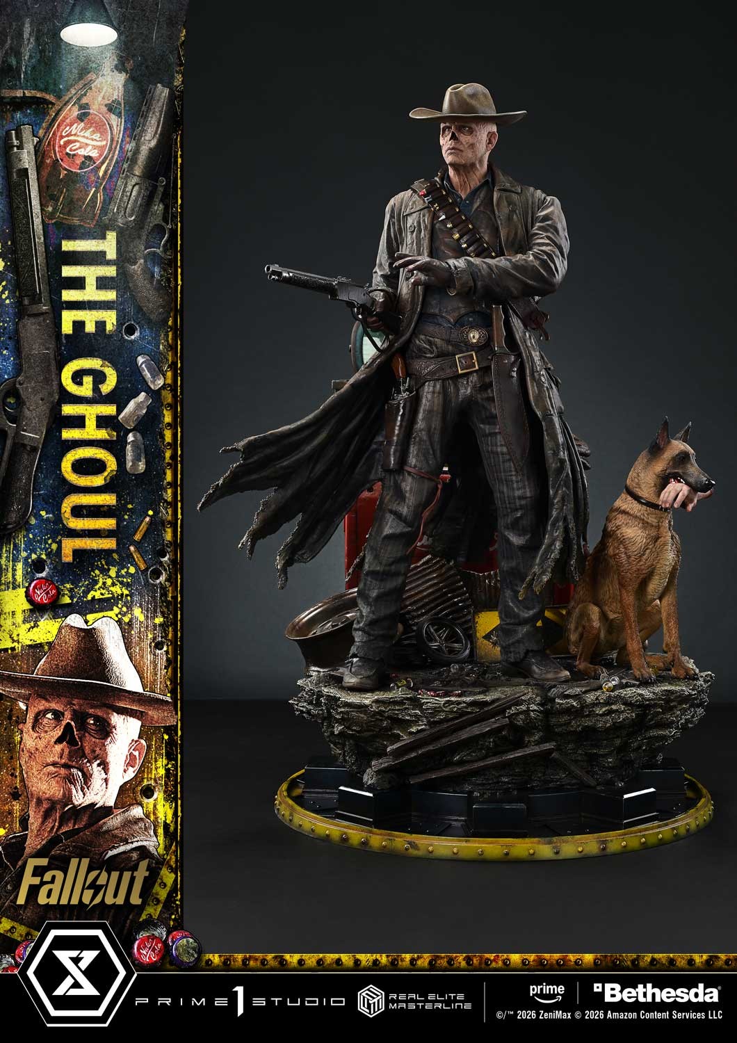 Fallout The Ghoul (Deluxe Version) Quarter Scale Statue  (Prototype Shown) View 12