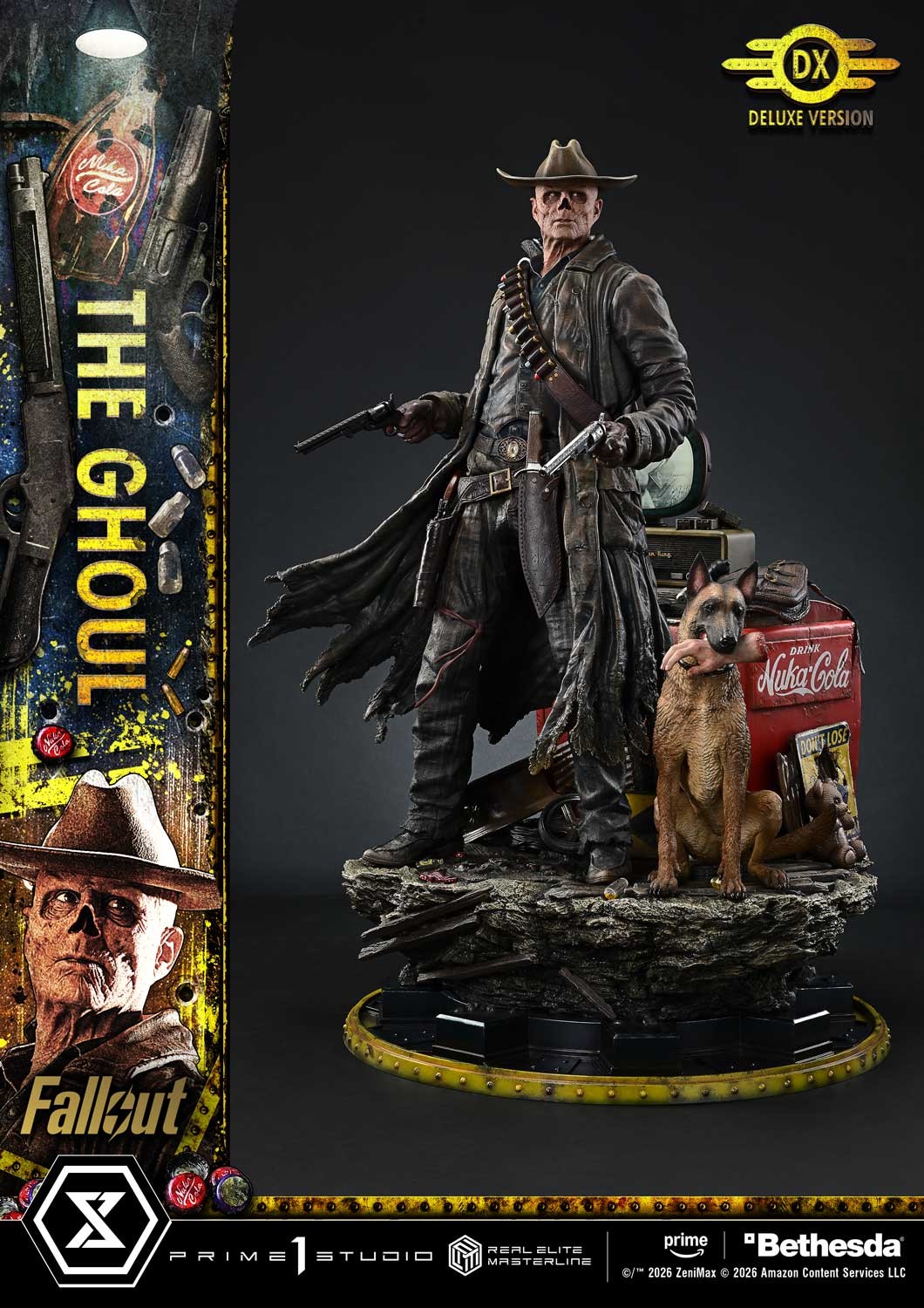 Fallout The Ghoul (Deluxe Bonus Version) Quarter Scale Statue  (Prototype Shown) View 9