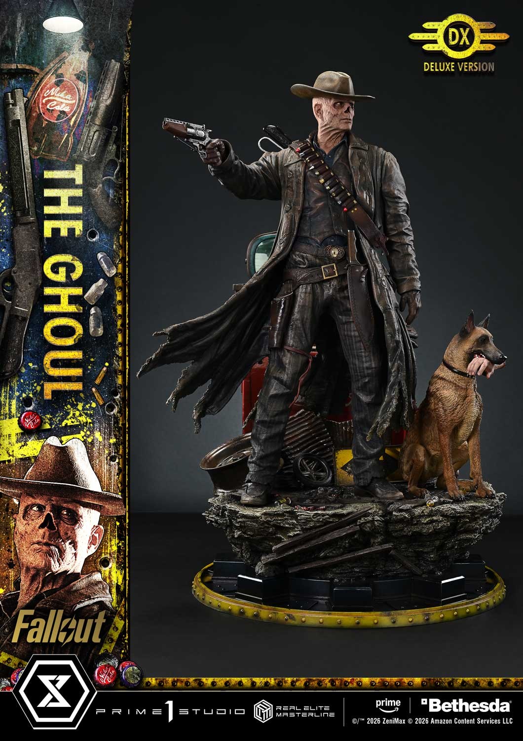Fallout The Ghoul (Deluxe Bonus Version) Quarter Scale Statue  (Prototype Shown) View 10
