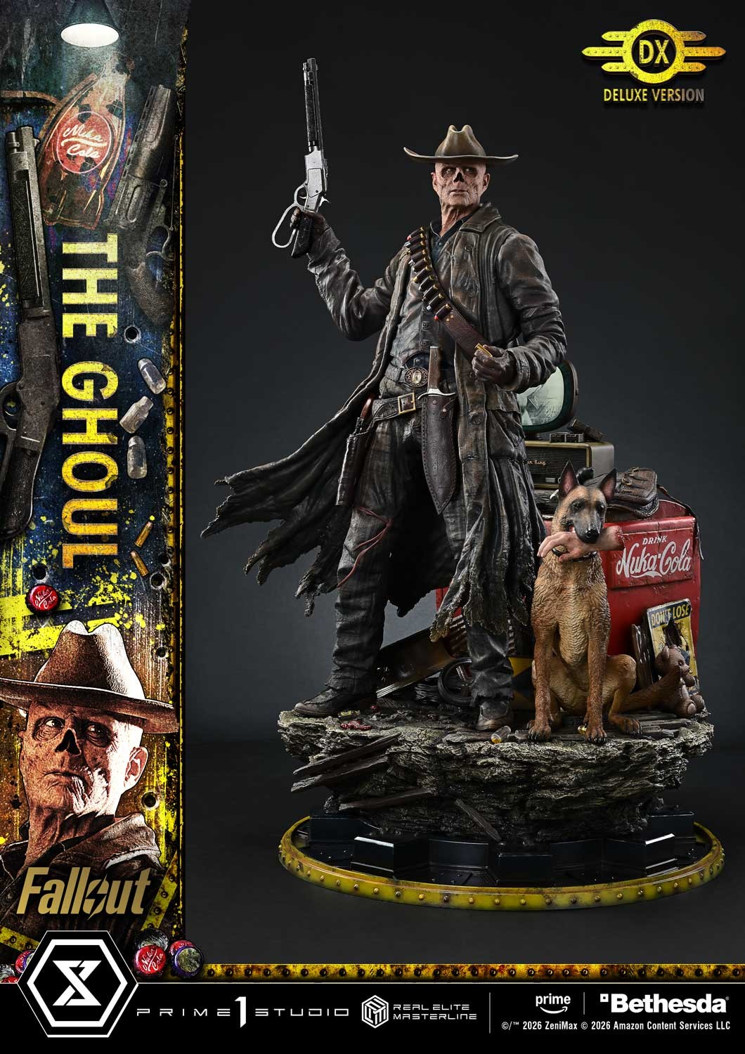 Fallout The Ghoul (Deluxe Bonus Version) Quarter Scale Statue  (Prototype Shown) View 12