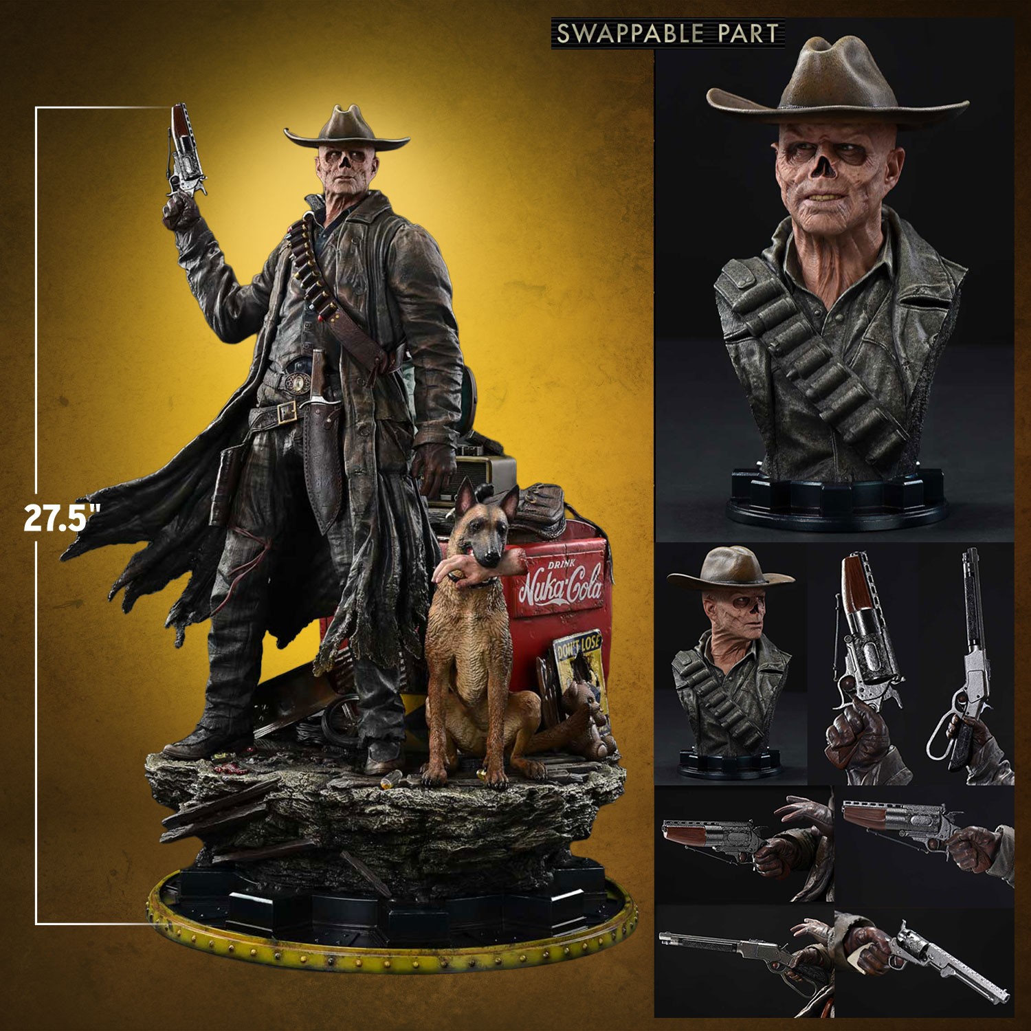 Fallout The Ghoul (Deluxe Bonus Version) Quarter Scale Statue  (Prototype Shown) View 2