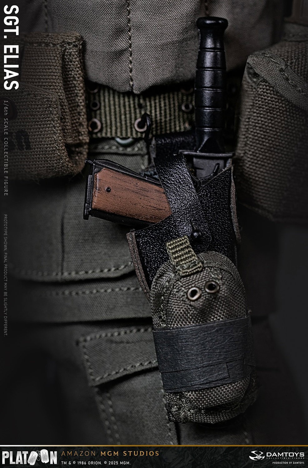 Platoon Sergeant Elias Sixth Scale Figure  (Prototype Shown) View 8