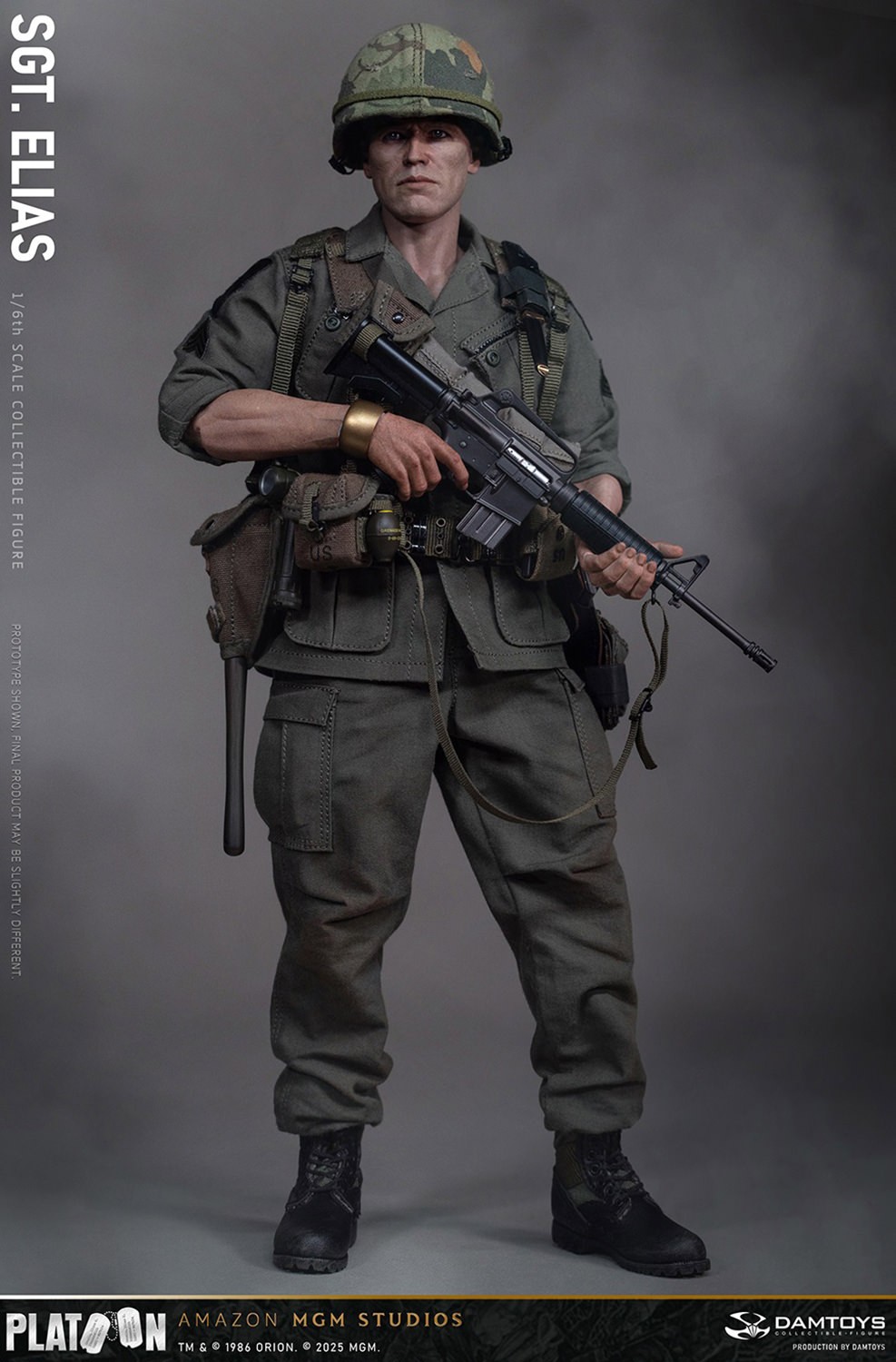 Platoon Sergeant Elias Sixth Scale Figure  (Prototype Shown) View 9