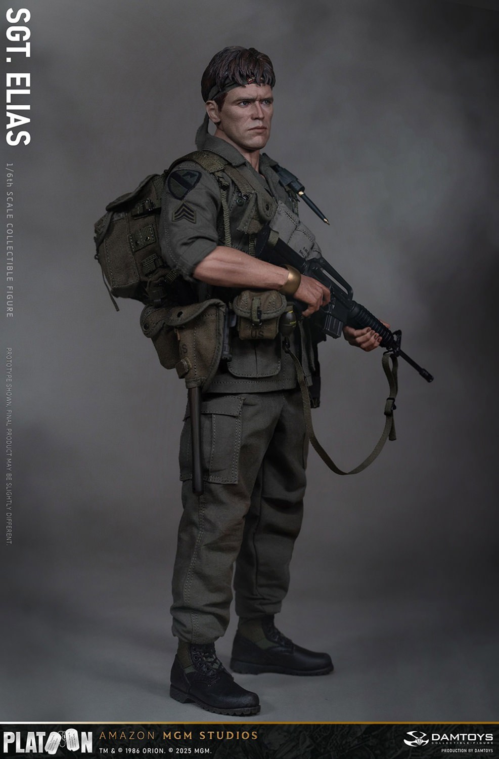 Platoon Sergeant Elias Sixth Scale Figure  (Prototype Shown) View 10