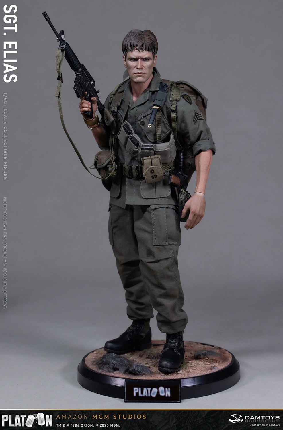 Platoon Sergeant Elias Sixth Scale Figure  (Prototype Shown) View 13