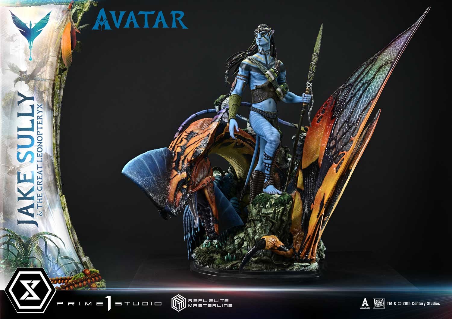 AVATAR Jake Sully & the Great Leonopteryx Quarter Scale Statue  (Prototype Shown) View 6