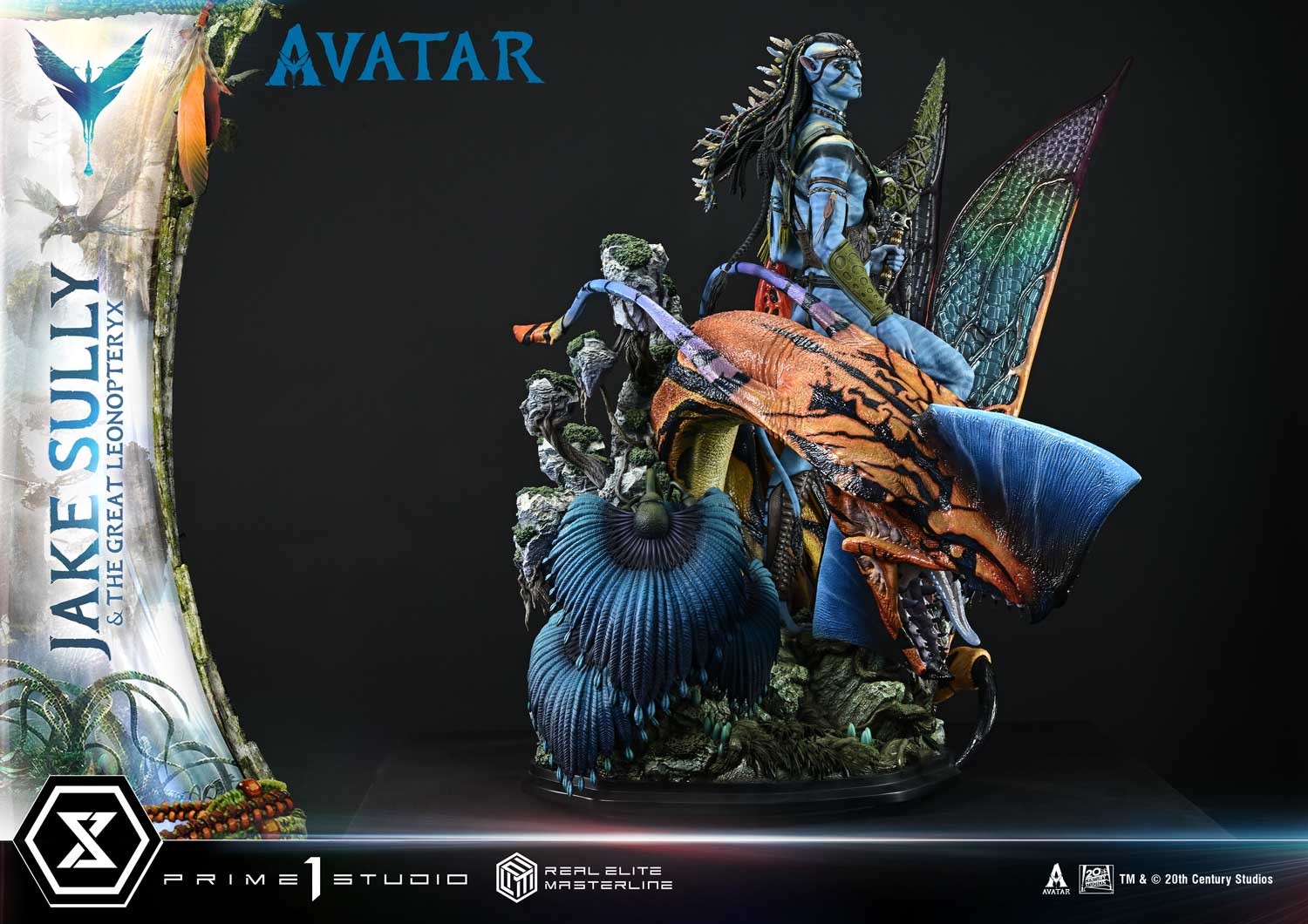 AVATAR Jake Sully & the Great Leonopteryx Quarter Scale Statue  (Prototype Shown) View 8