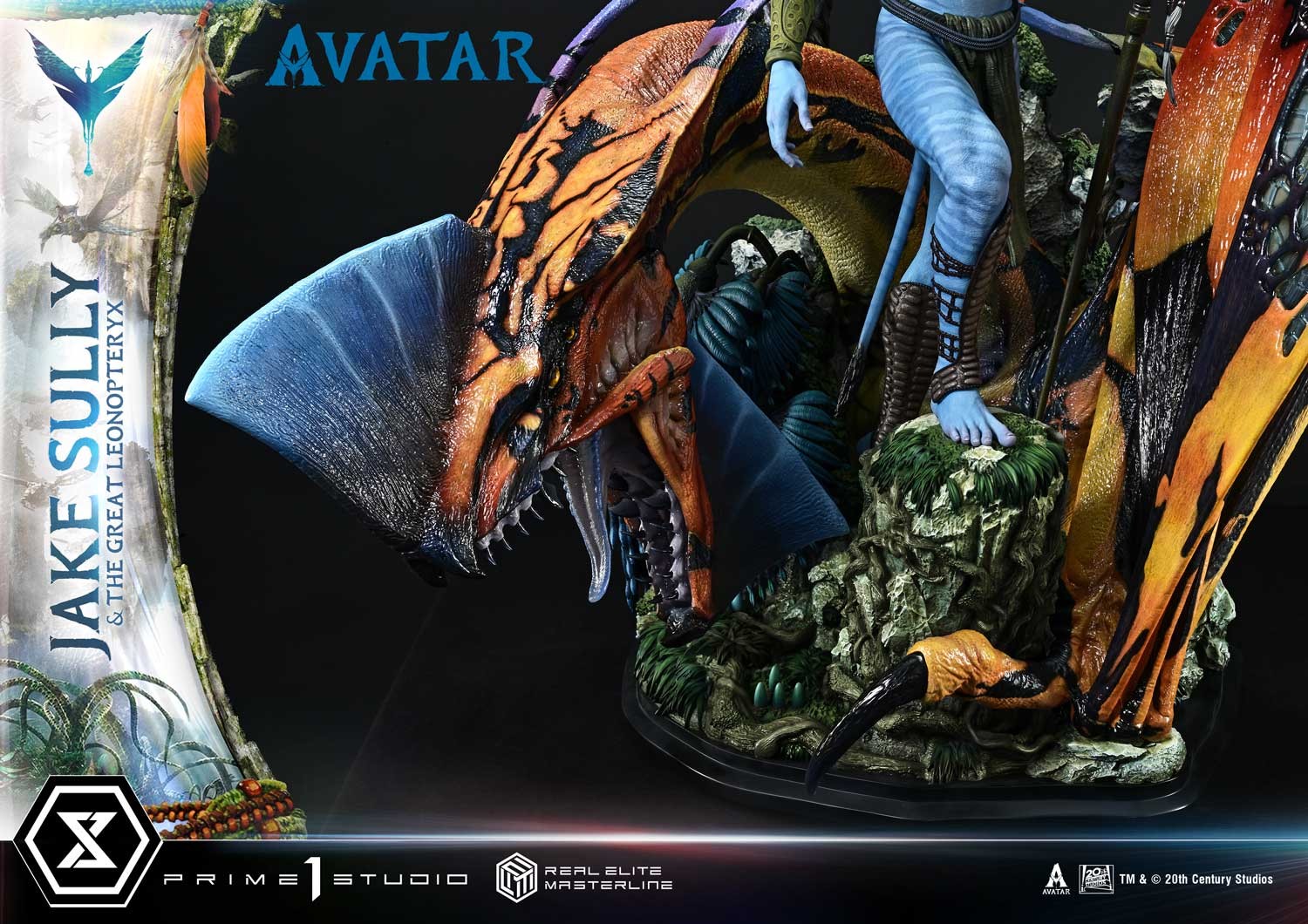 AVATAR Jake Sully & the Great Leonopteryx Quarter Scale Statue  (Prototype Shown) View 13