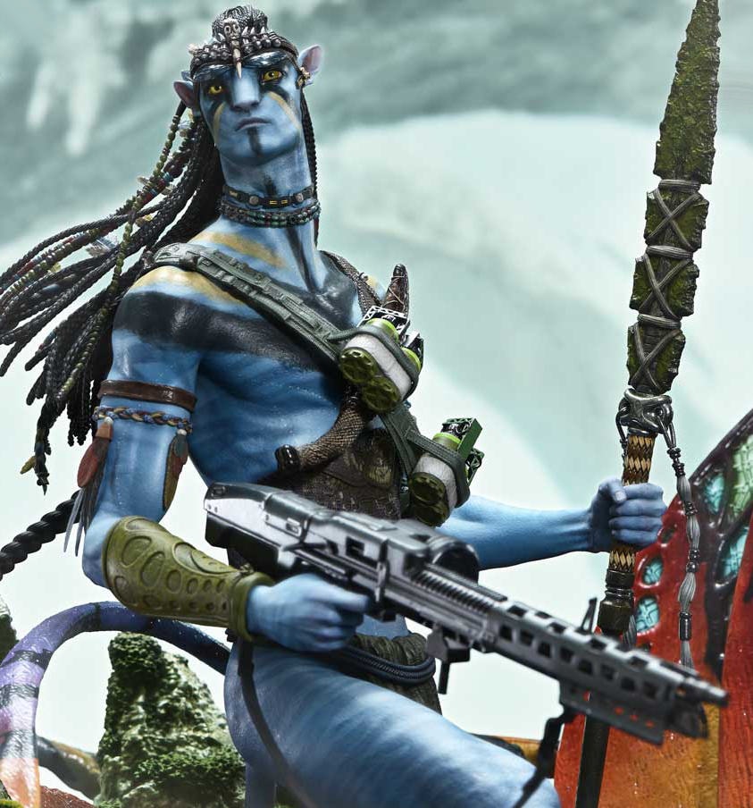AVATAR Jake Sully & the Great Leonopteryx (Deluxe Version) Quarter Scale Statue  (Prototype Shown) View 3