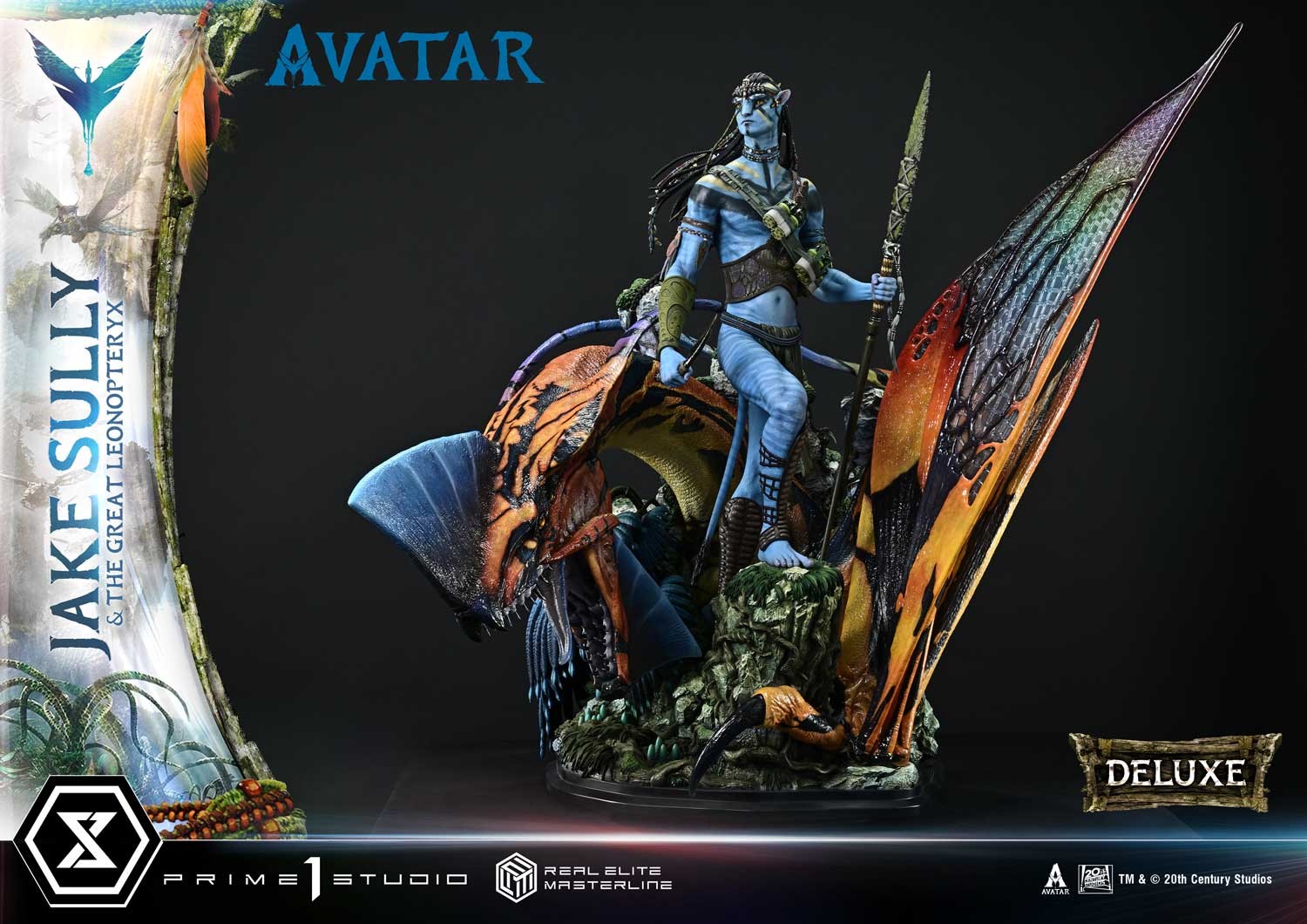 AVATAR Jake Sully & the Great Leonopteryx (Deluxe Version) Quarter Scale Statue  (Prototype Shown) View 9