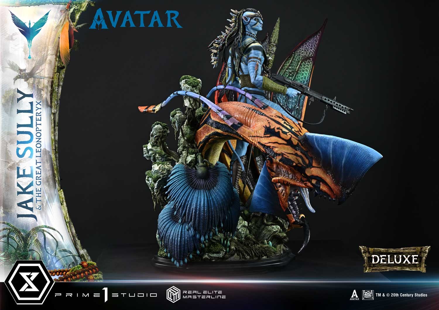 AVATAR Jake Sully & the Great Leonopteryx (Deluxe Version) Quarter Scale Statue  (Prototype Shown) View 11