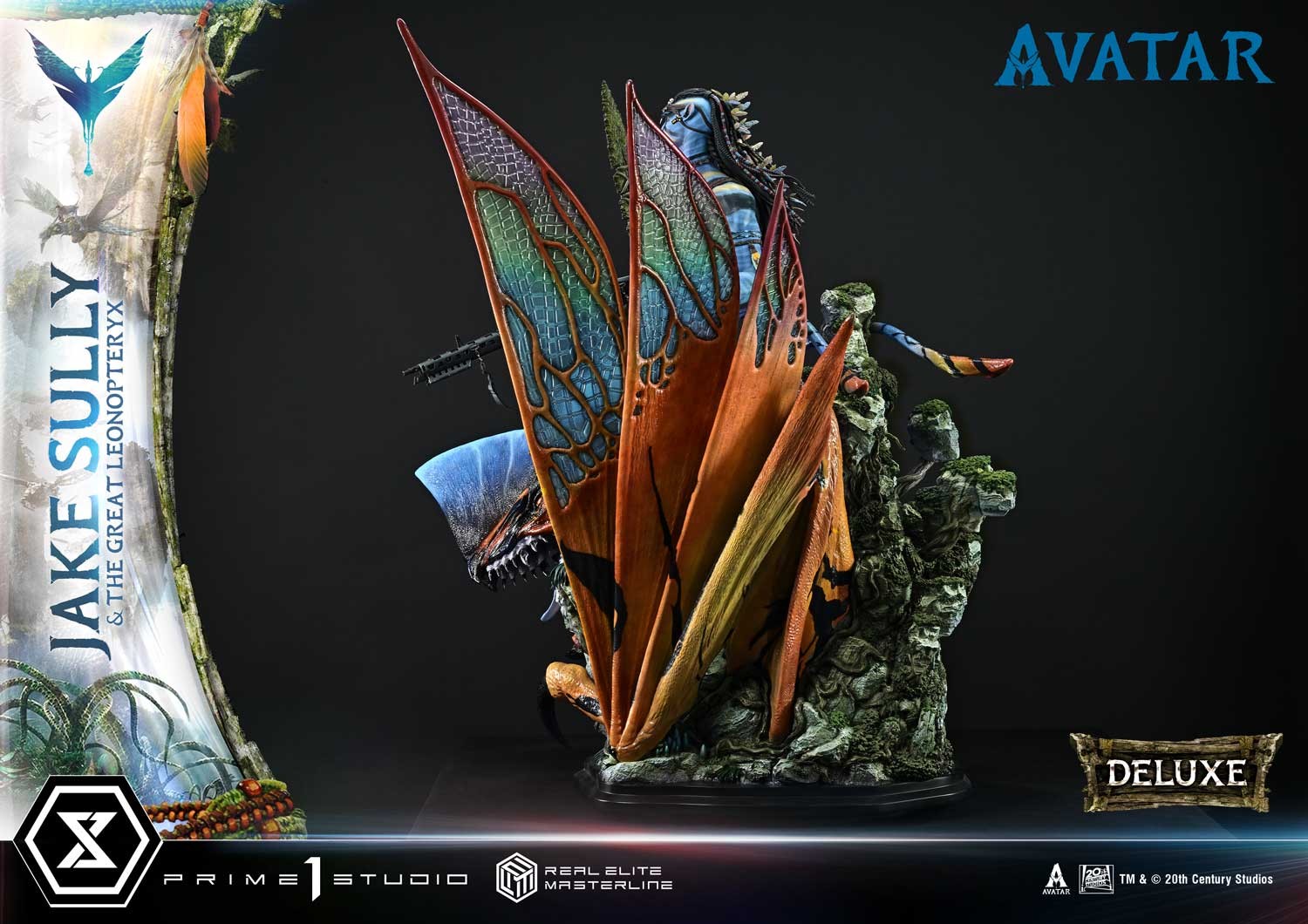 AVATAR Jake Sully & the Great Leonopteryx (Deluxe Version) Quarter Scale Statue  (Prototype Shown) View 13