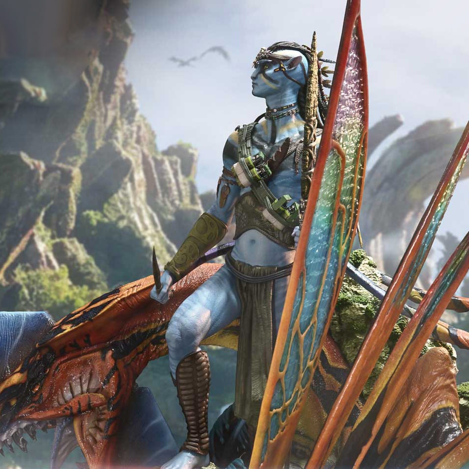 AVATAR Jake Sully & the Great Leonopteryx (Deluxe Bonus Version) Quarter Scale Statue  (Prototype Shown) View 4