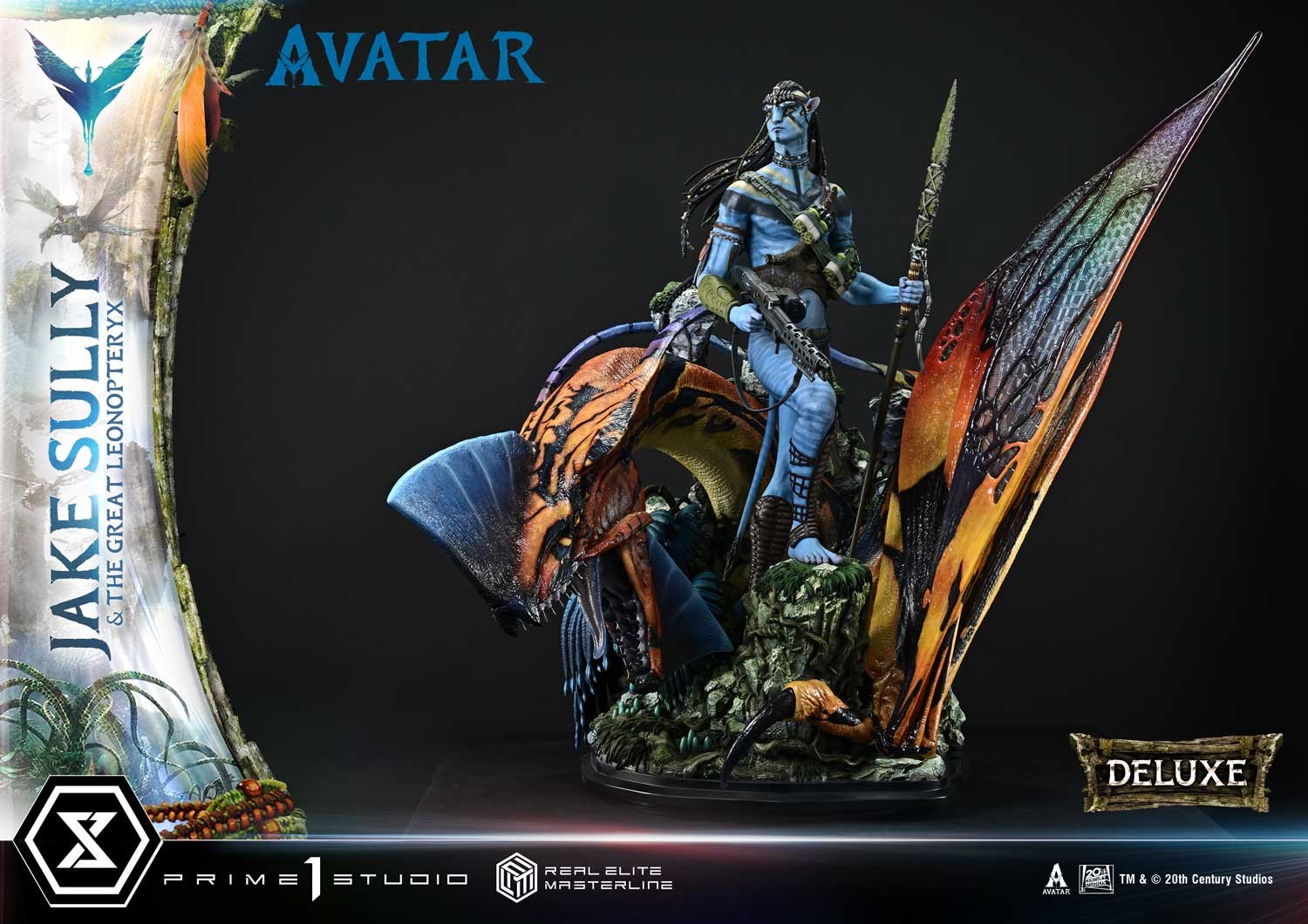 AVATAR Jake Sully & the Great Leonopteryx (Deluxe Bonus Version) Quarter Scale Statue  (Prototype Shown) View 7