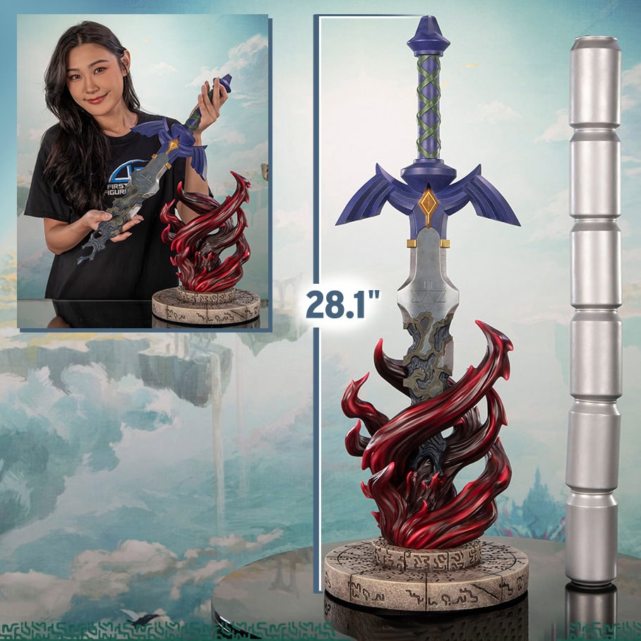 The Legend of Zelda Decayed Master Sword Statues  (Prototype Shown) View 2