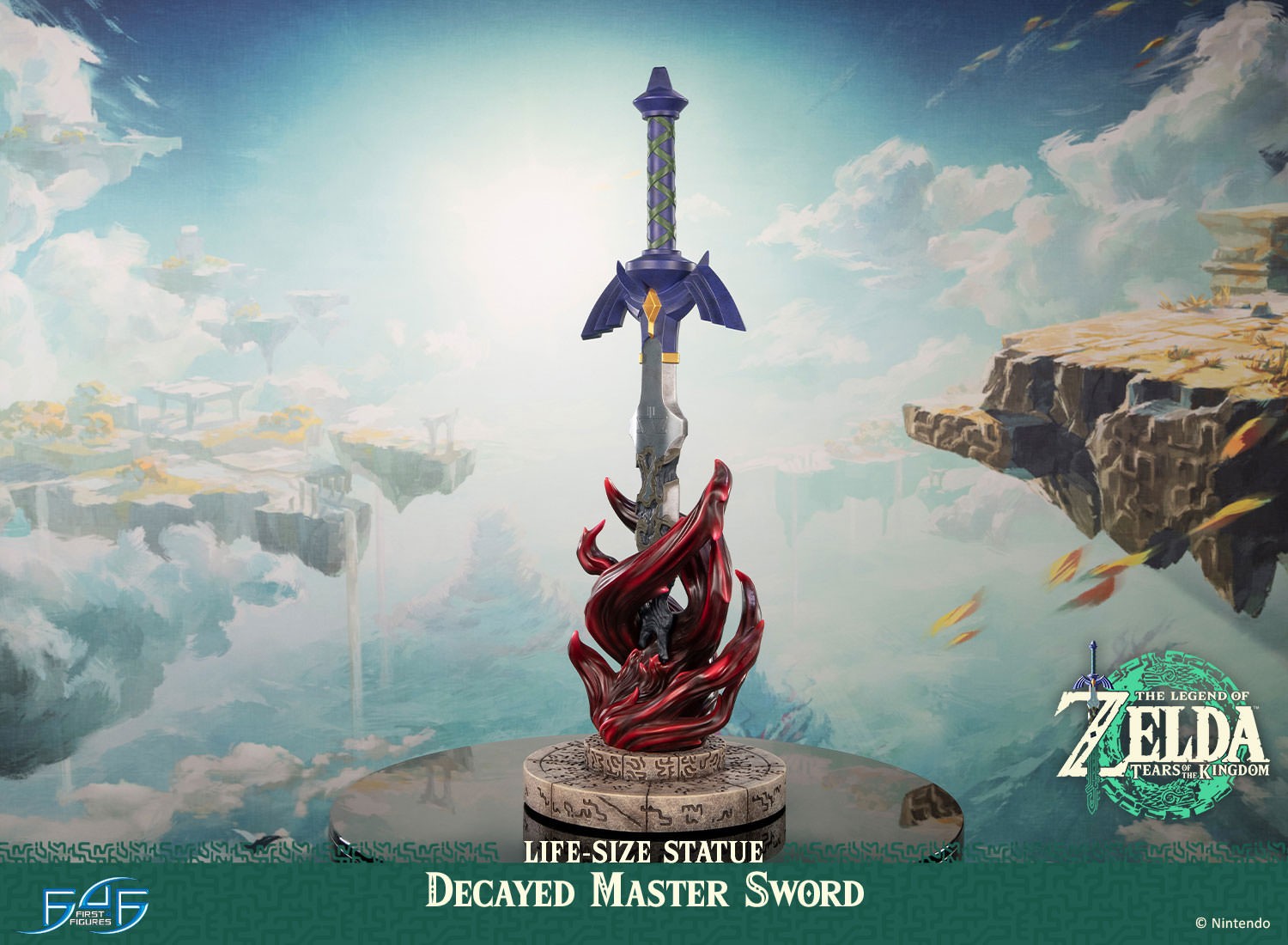 The Legend of Zelda Decayed Master Sword Statues  (Prototype Shown) View 6