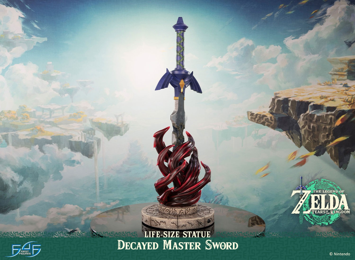 The Legend of Zelda Decayed Master Sword Statues  (Prototype Shown) View 7