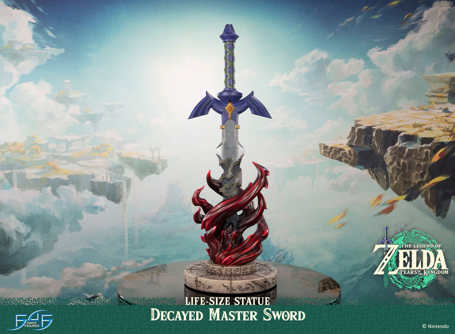 The Legend of Zelda Decayed Master Sword Statues  (Prototype Shown) View 8