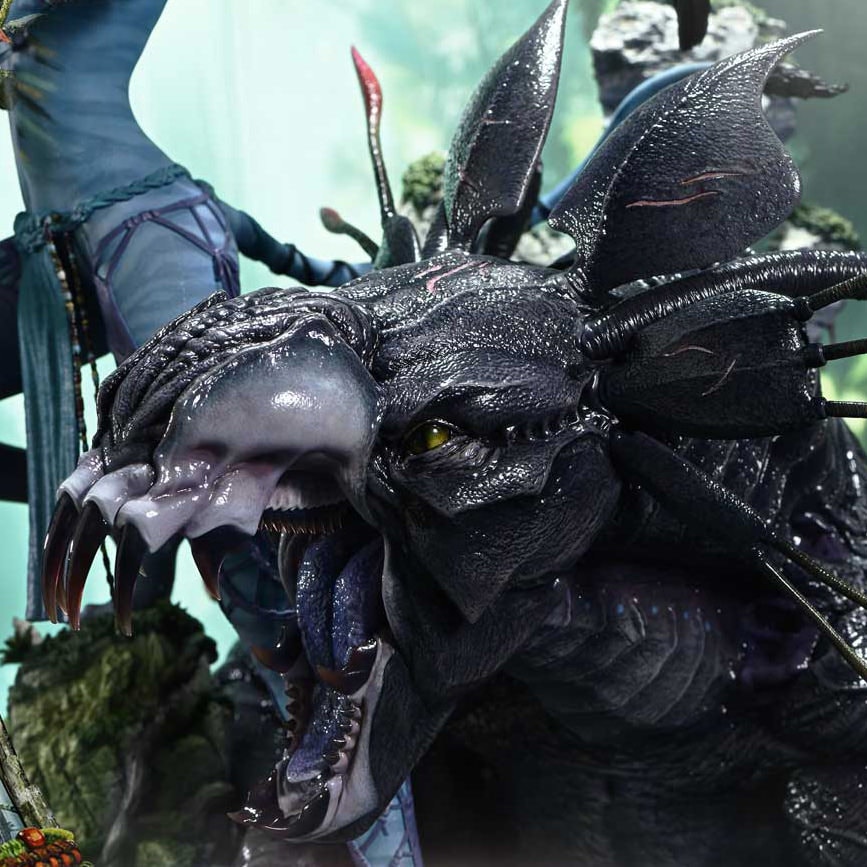 AVATAR Neytiri & Thanator Quarter Scale Statue  (Prototype Shown) View 5