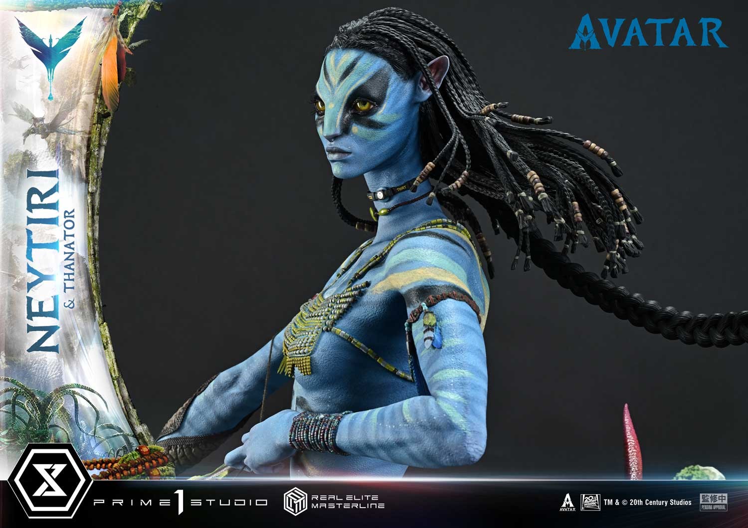 AVATAR Neytiri & Thanator Quarter Scale Statue  (Prototype Shown) View 13