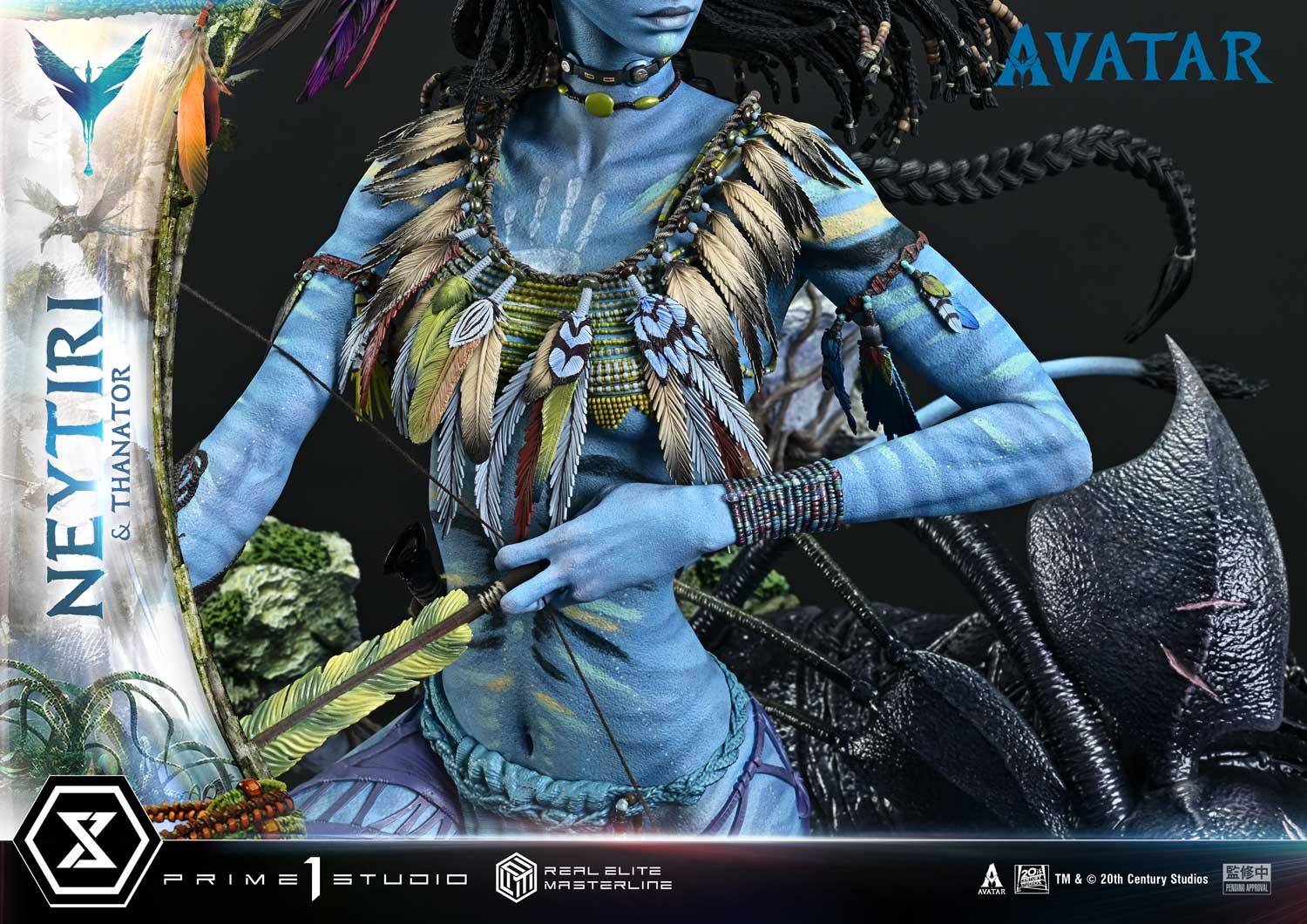 AVATAR Neytiri & Thanator Quarter Scale Statue  (Prototype Shown) View 15