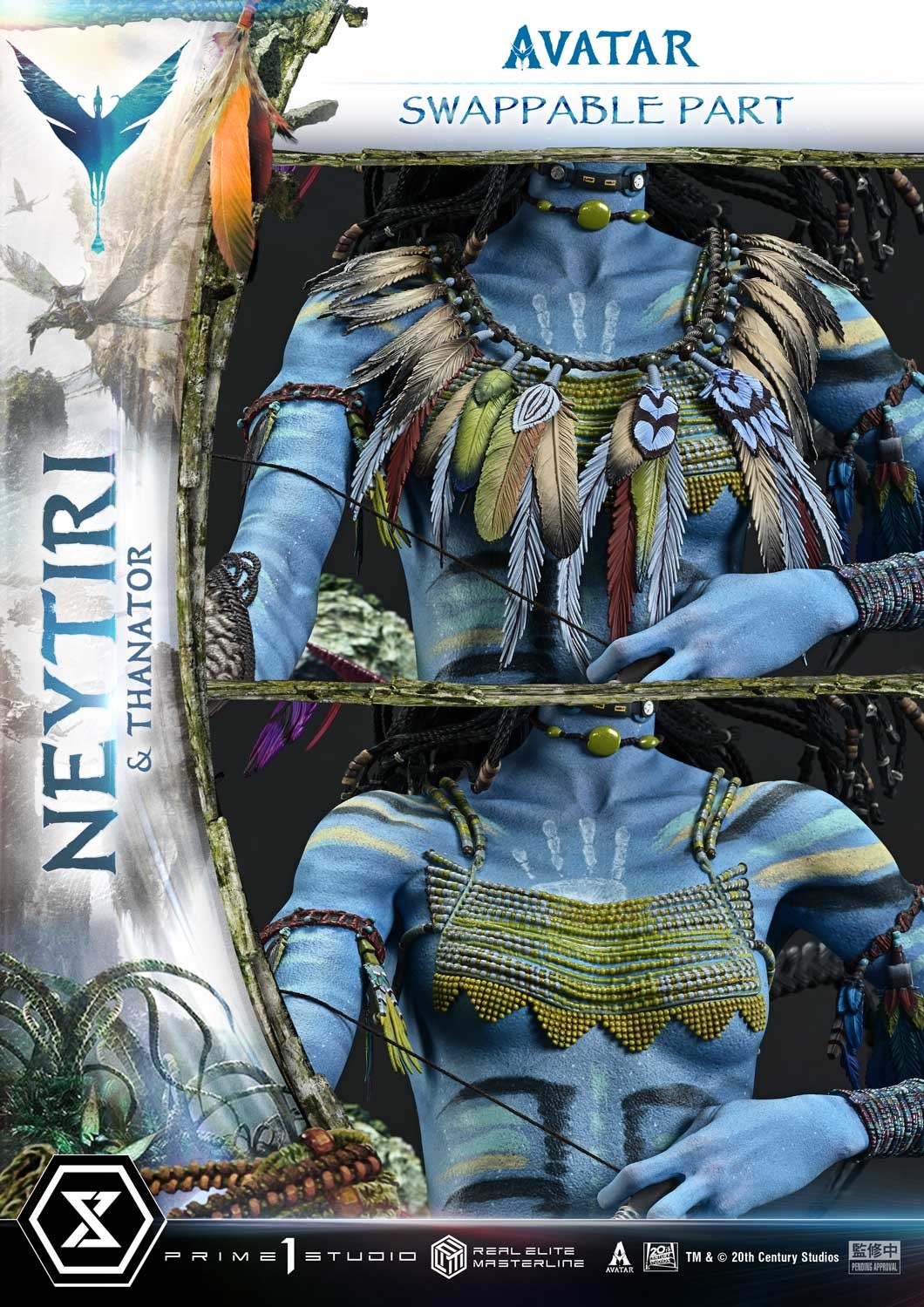 AVATAR Neytiri & Thanator (Deluxe Version) Quarter Scale Statue  (Prototype Shown) View 9