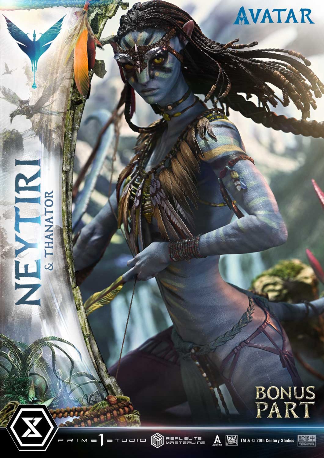 AVATAR Neytiri & Thanator (Deluxe Bonus Version) Quarter Scale Statue  (Prototype Shown) View 6