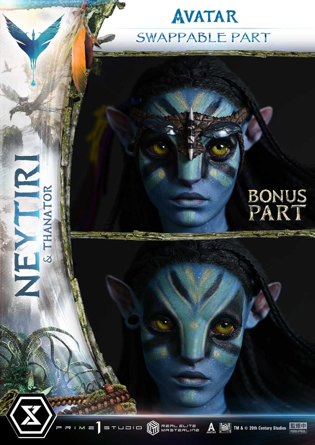 AVATAR Neytiri & Thanator (Deluxe Bonus Version) Quarter Scale Statue  (Prototype Shown) View 9