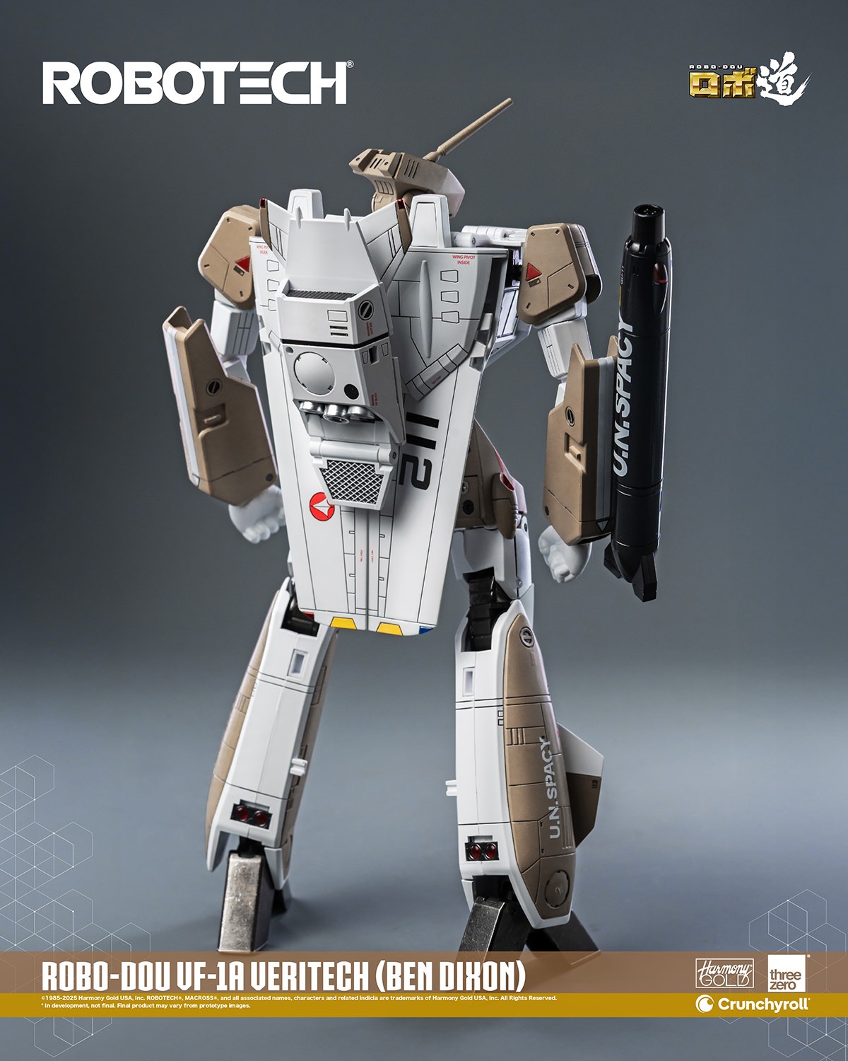 Robotech ROBO-DOU ROBOTECH VF-1A Veritech (Ben Dixon) Action Figure  (Prototype Shown) View 7