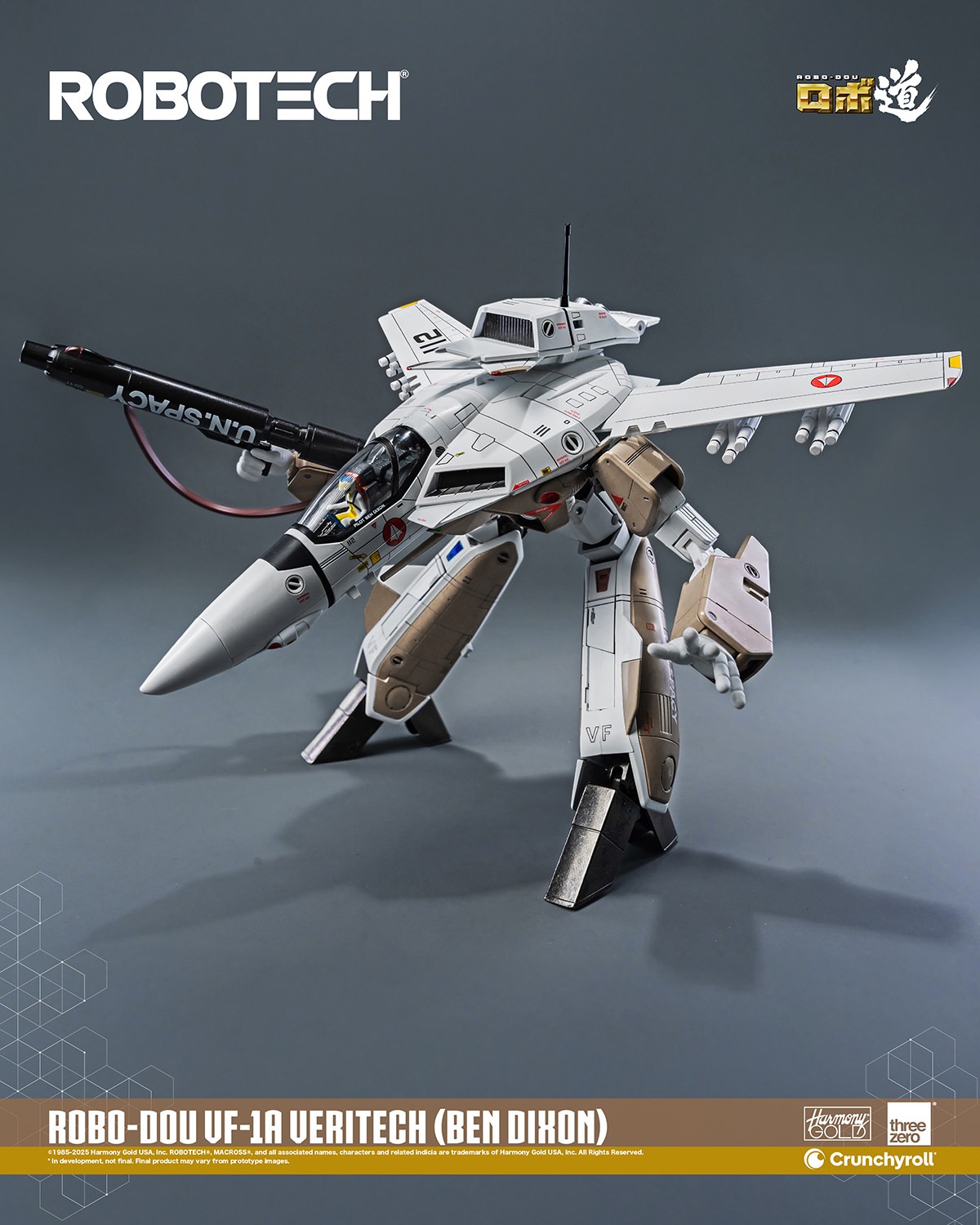 Robotech ROBO-DOU ROBOTECH VF-1A Veritech (Ben Dixon) Action Figure  (Prototype Shown) View 11