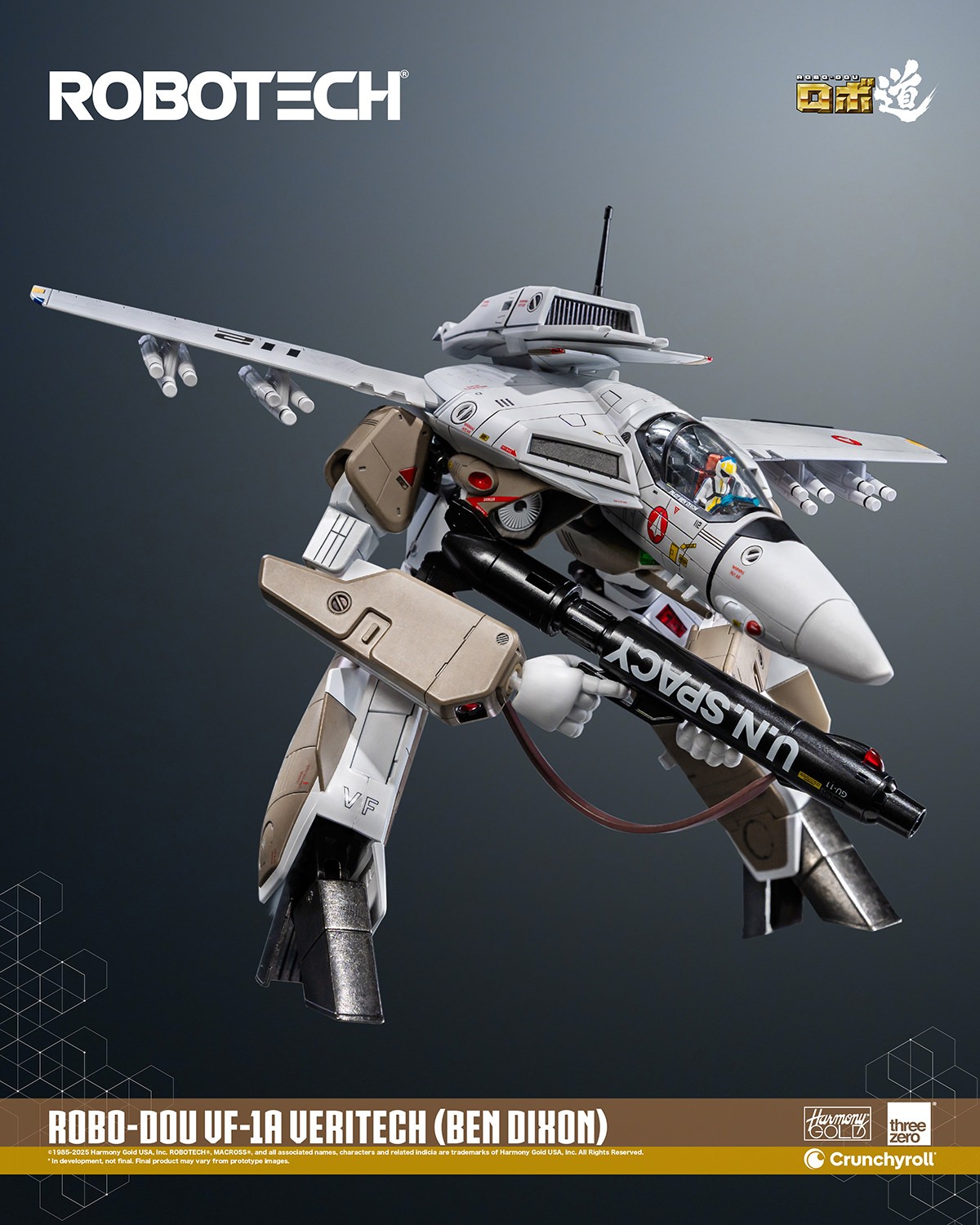 Robotech ROBO-DOU ROBOTECH VF-1A Veritech (Ben Dixon) Action Figure  (Prototype Shown) View 12