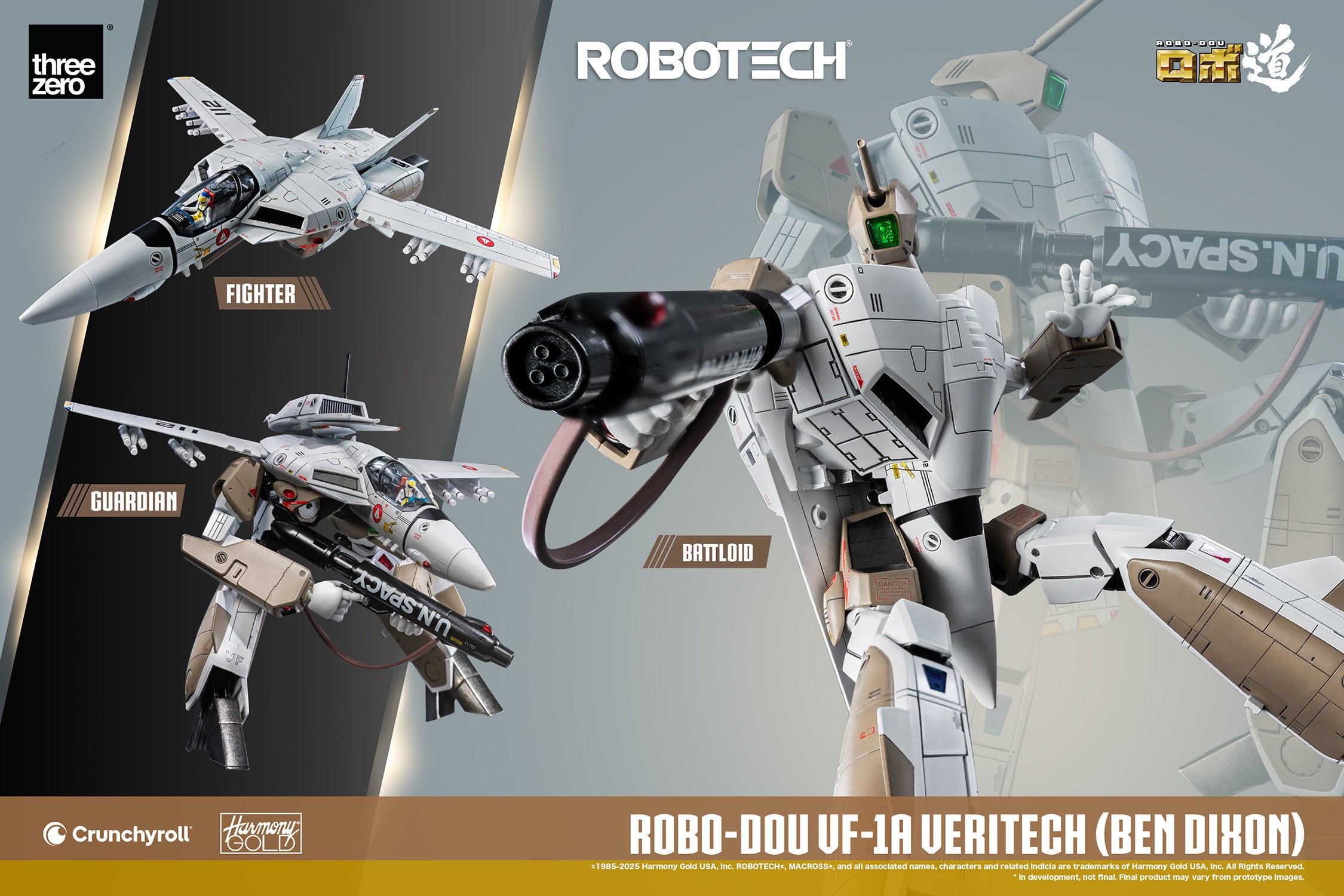 Robotech ROBO-DOU ROBOTECH VF-1A Veritech (Ben Dixon) Action Figure  (Prototype Shown) View 15