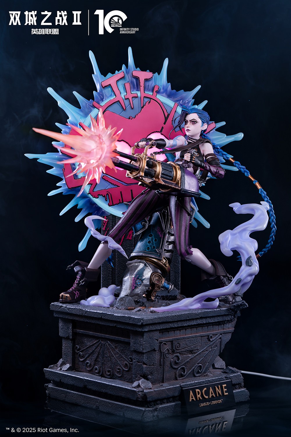 League of Legends Jinx Quarter Scale Statue  (Prototype Shown) View 9