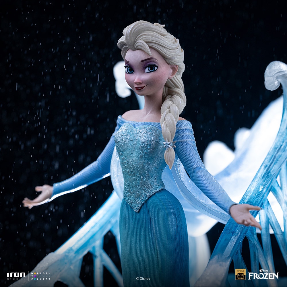Elsa Deluxe 1:10 Scale Statue by Iron Studios | Sideshow Collectibles