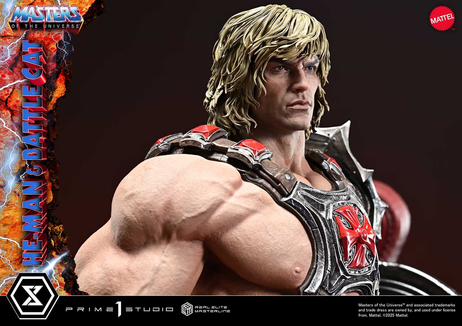 Masters of the Universe He-Man & Battle Cat Quarter Scale Statue  (Prototype Shown) View 14