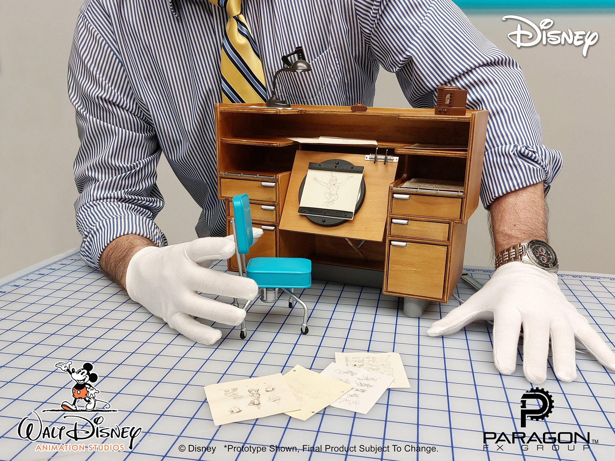 Disney Classic Disney Animation Desk Scaled Replica  (Prototype Shown) View 3
