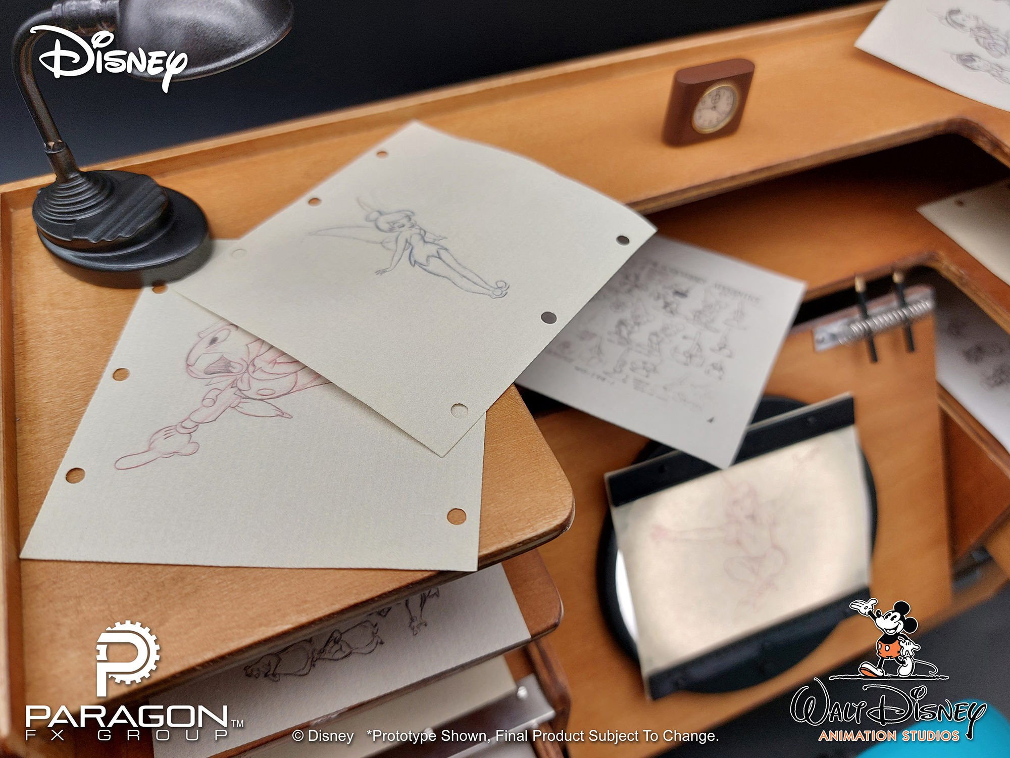Disney Classic Disney Animation Desk Scaled Replica  (Prototype Shown) View 6