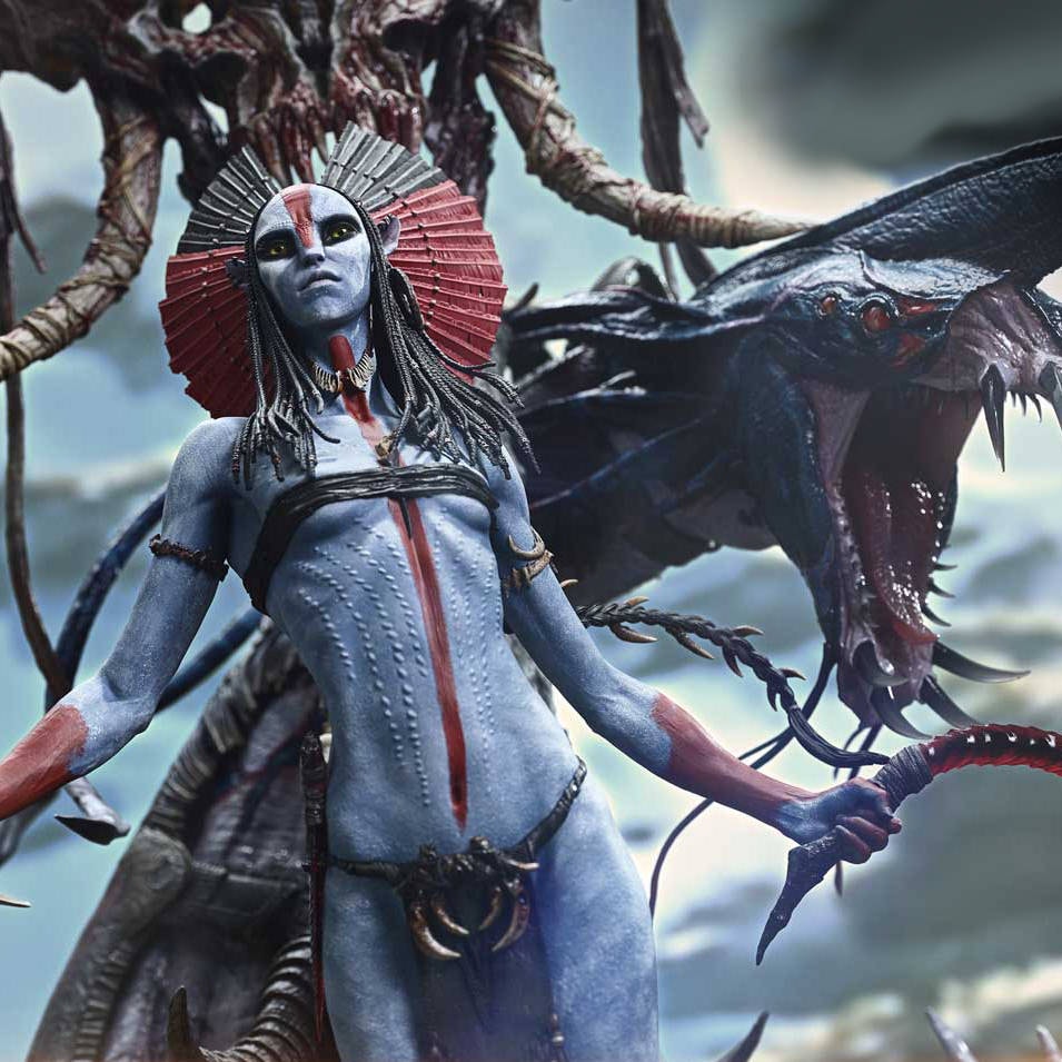 AVATAR Varang & Nightwraith Quarter Scale Statue  (Prototype Shown) View 3