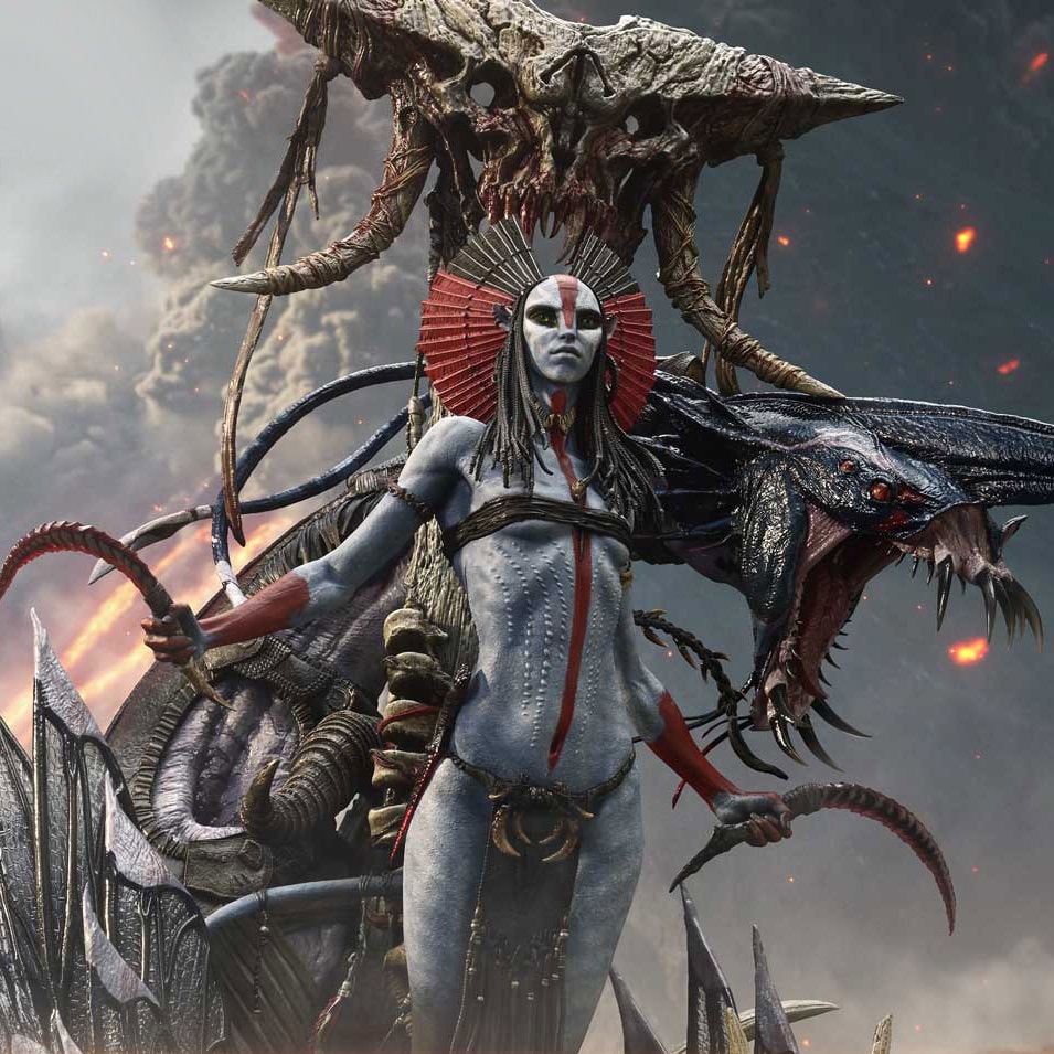 AVATAR Varang & Nightwraith Quarter Scale Statue  (Prototype Shown) View 5