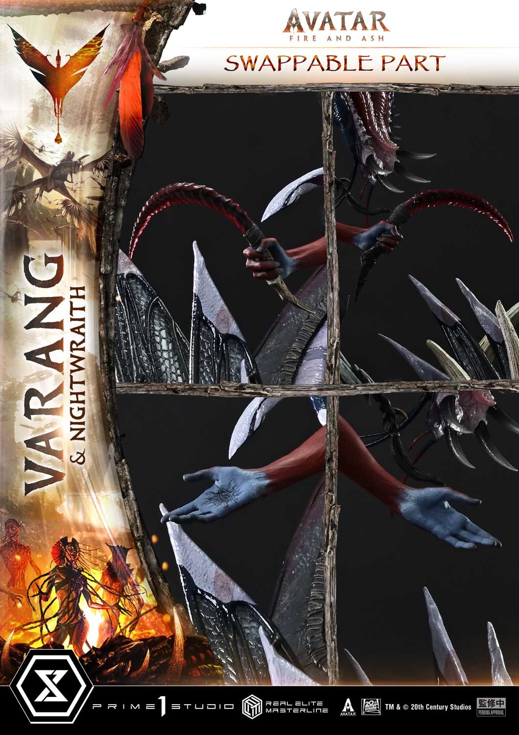 AVATAR Varang & Nightwraith (Bonus Version) Quarter Scale Statue  (Prototype Shown) View 6