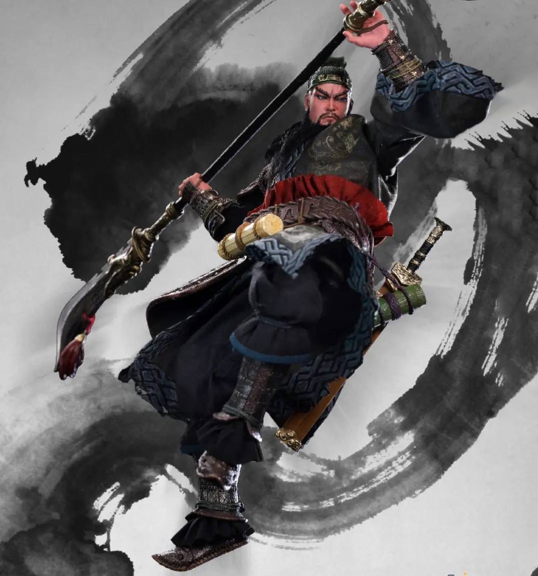 Romance of the Three Kingdoms Ode of Heroes: Guan Yu (Deluxe) Action Figure  (Prototype Shown) View 4