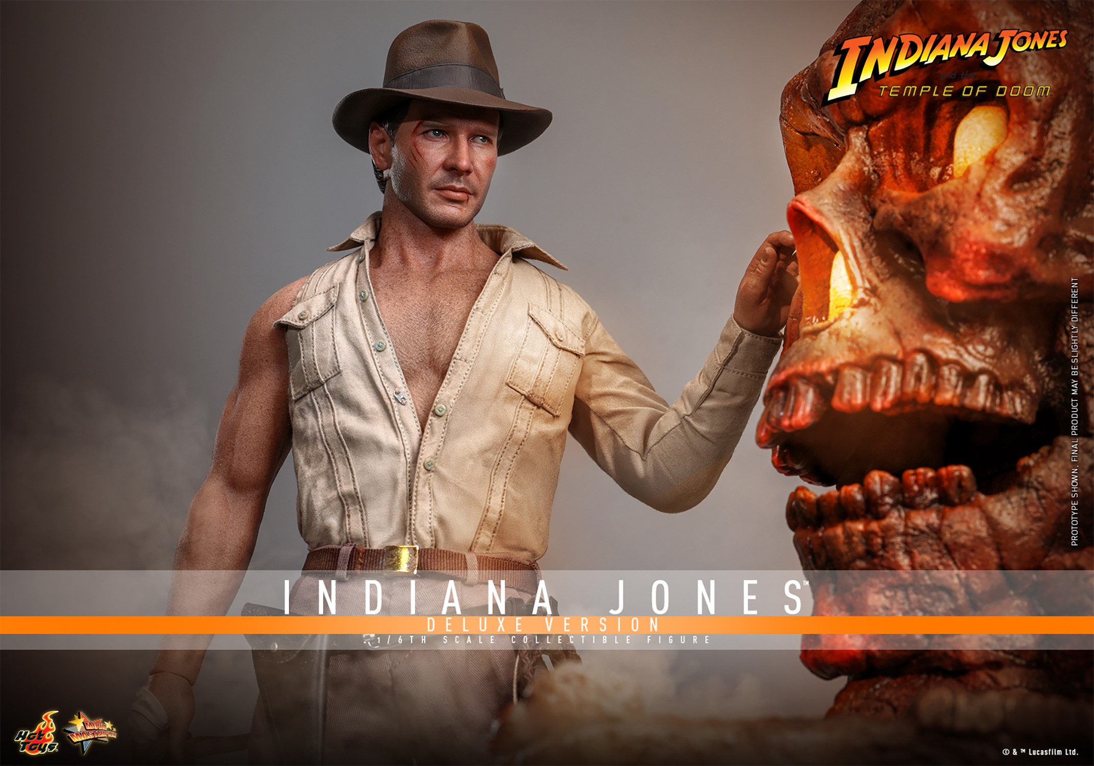 Indiana Jones Indiana Jones (Deluxe Version) Sixth Scale Figure  (Prototype Shown) View 1