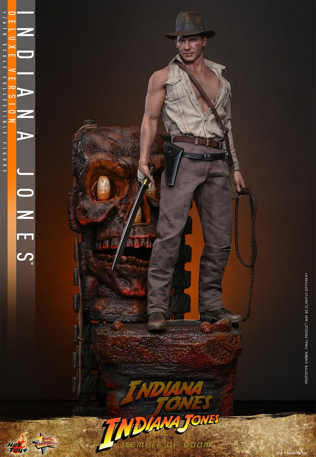 Indiana Jones Indiana Jones (Deluxe Version) Sixth Scale Figure  (Prototype Shown) View 4