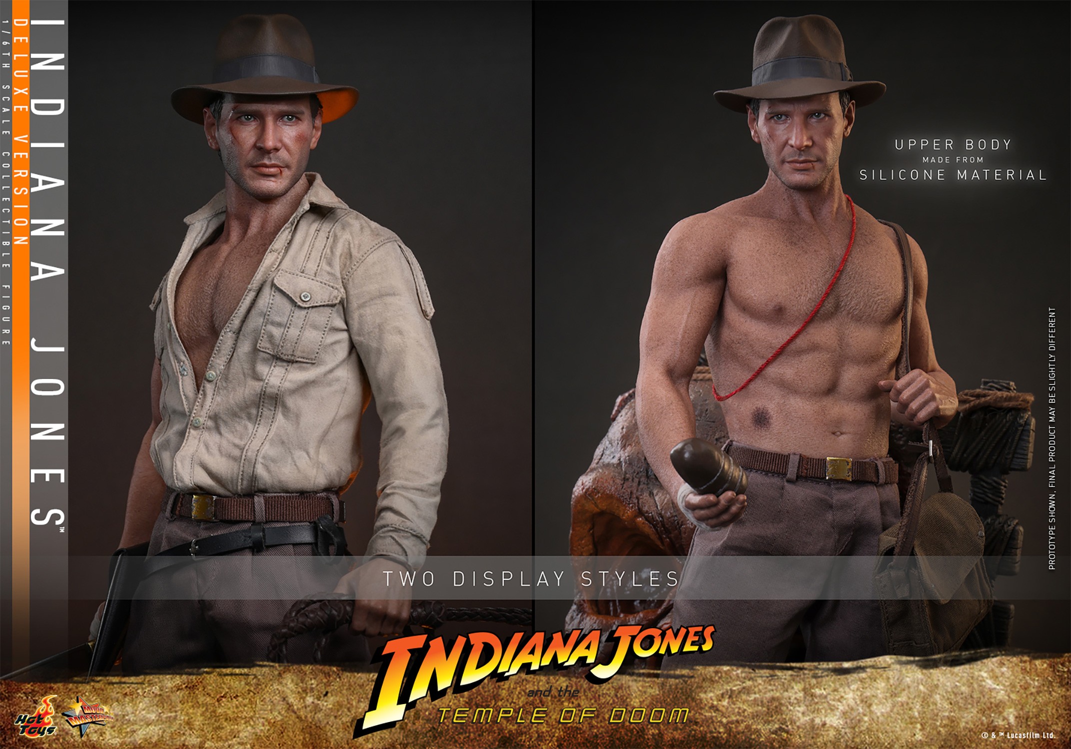 Indiana Jones Indiana Jones (Deluxe Version) Sixth Scale Figure  (Prototype Shown) View 10