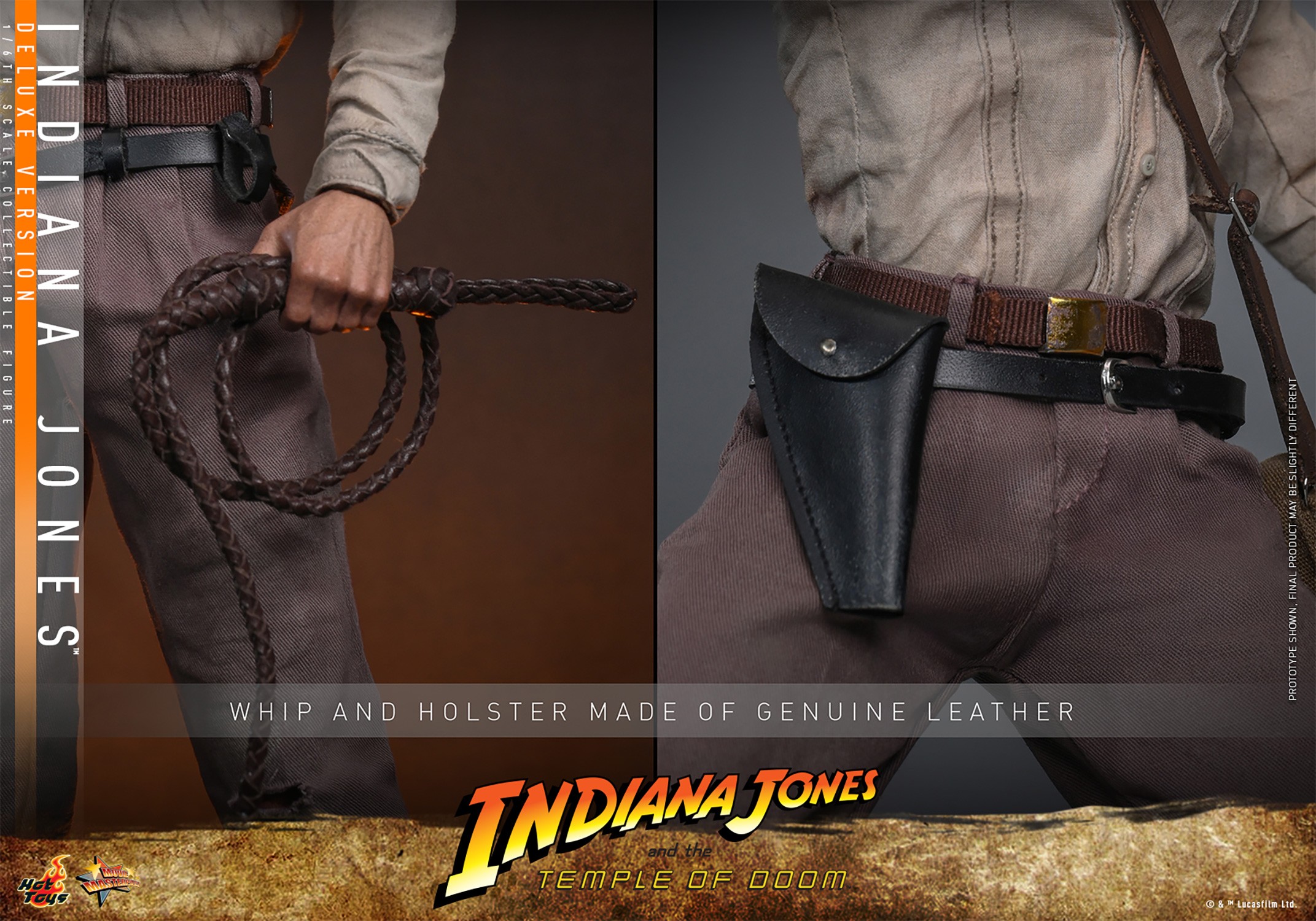 Indiana Jones Indiana Jones (Deluxe Version) Sixth Scale Figure  (Prototype Shown) View 12
