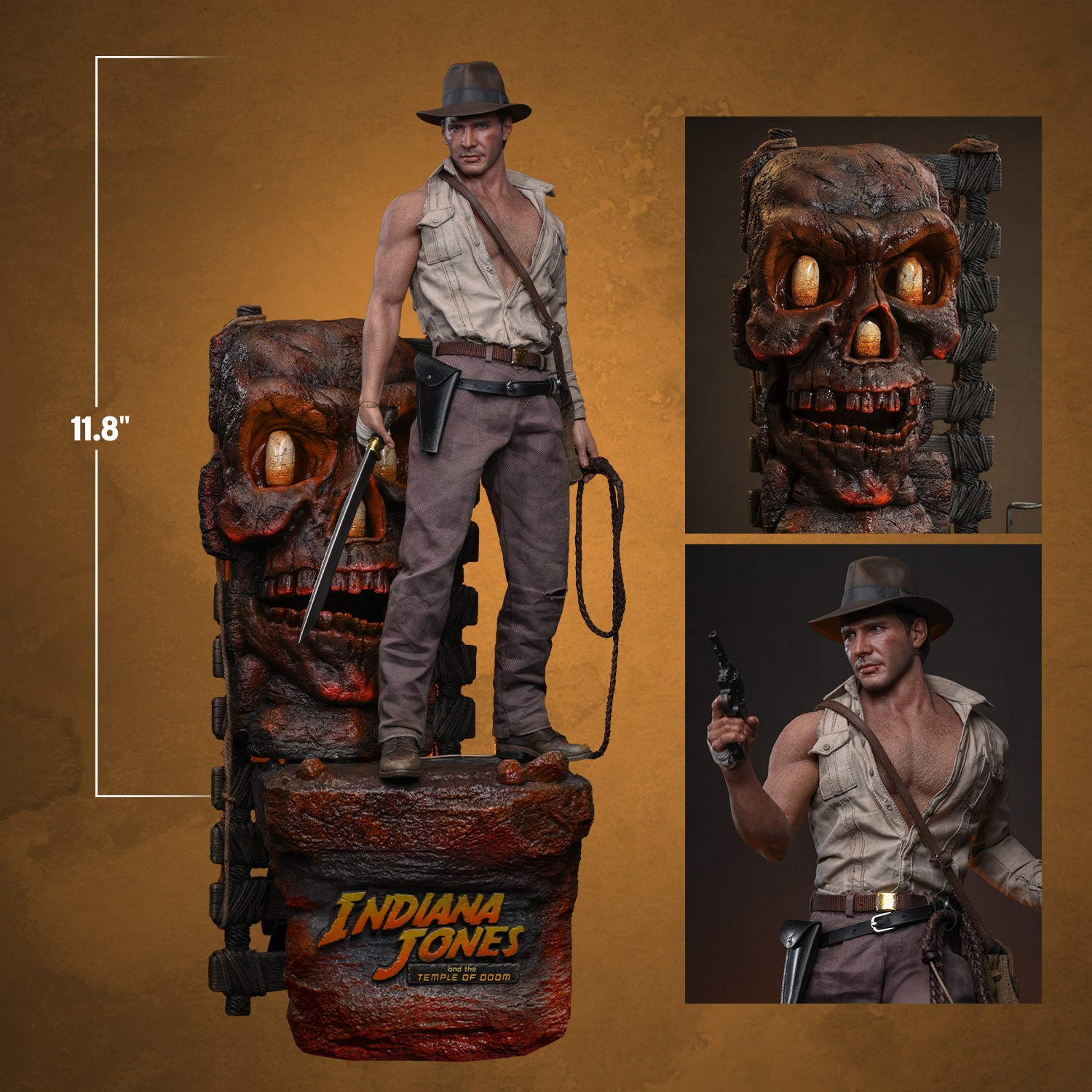 Indiana Jones Indiana Jones (Deluxe Version) Sixth Scale Figure  (Prototype Shown) View 2